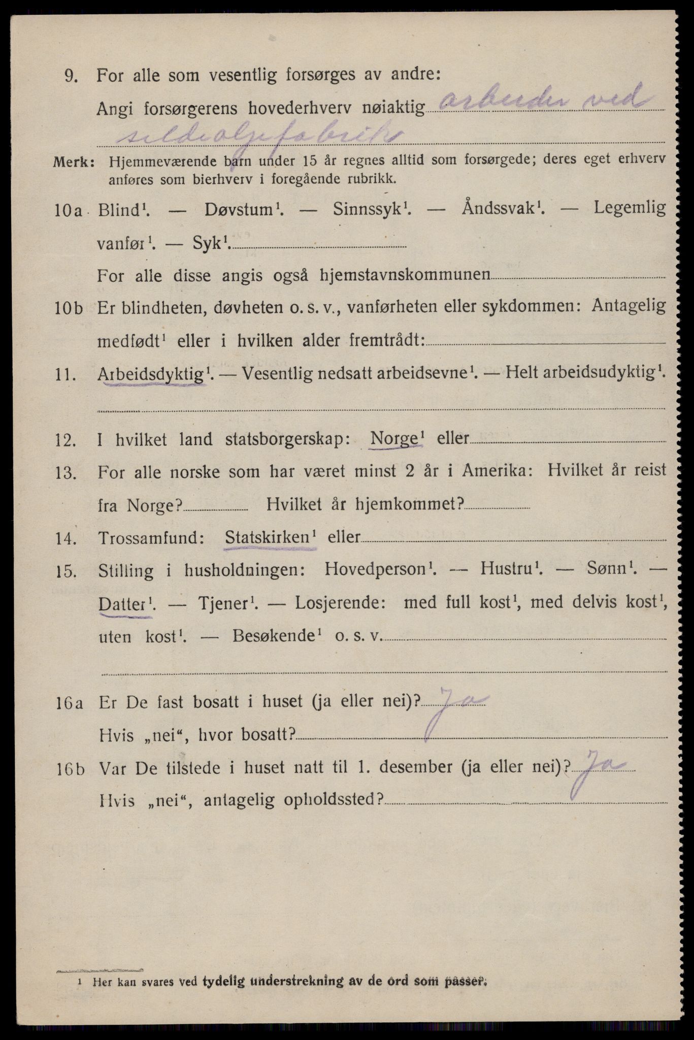 SAST, 1920 census for Hetland, 1920, p. 24704