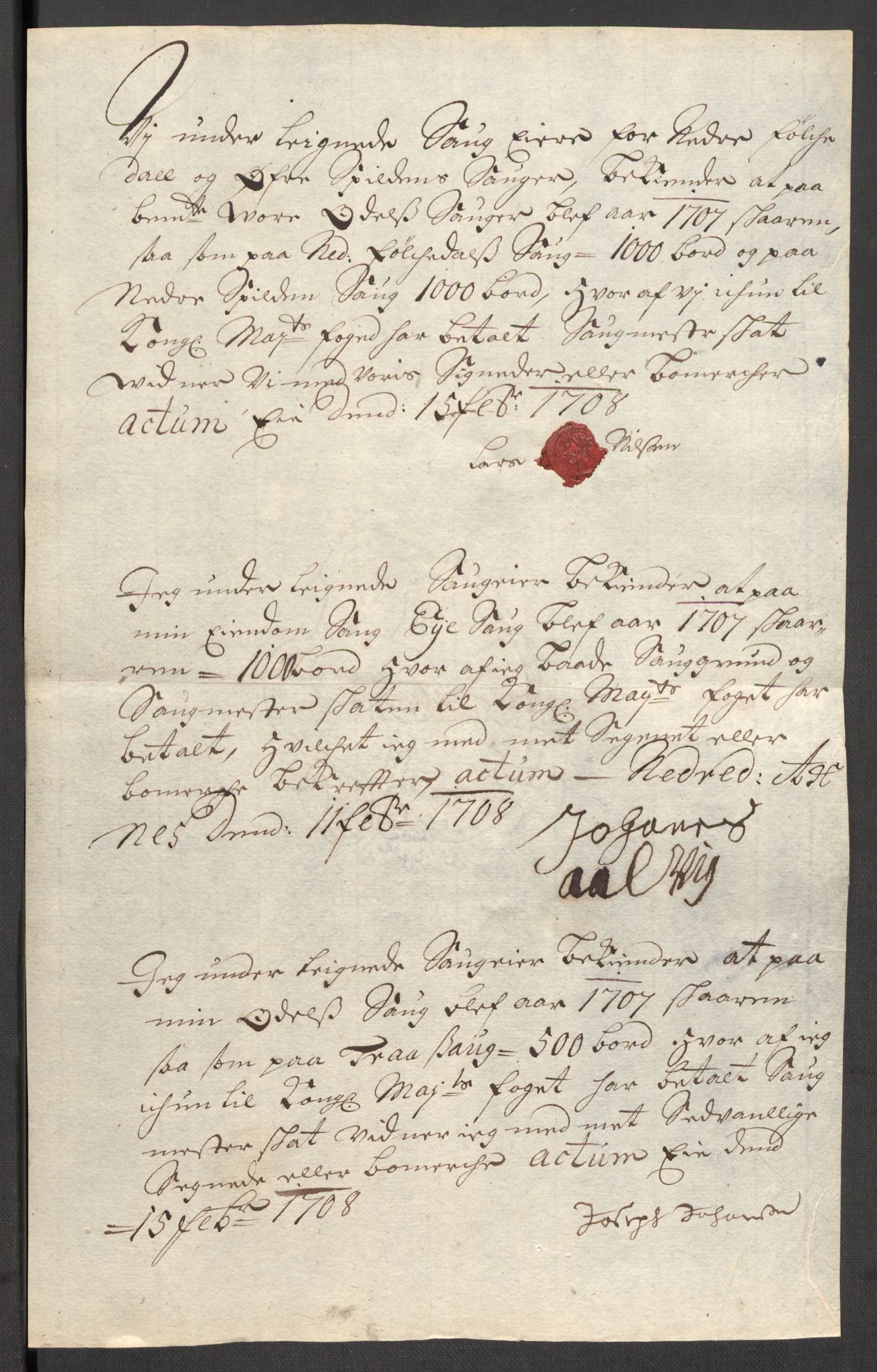 Rentekammeret inntil 1814, Reviderte regnskaper, Fogderegnskap, AV/RA-EA-4092/R48/L2984: Fogderegnskap Sunnhordland og Hardanger, 1706-1707, p. 387