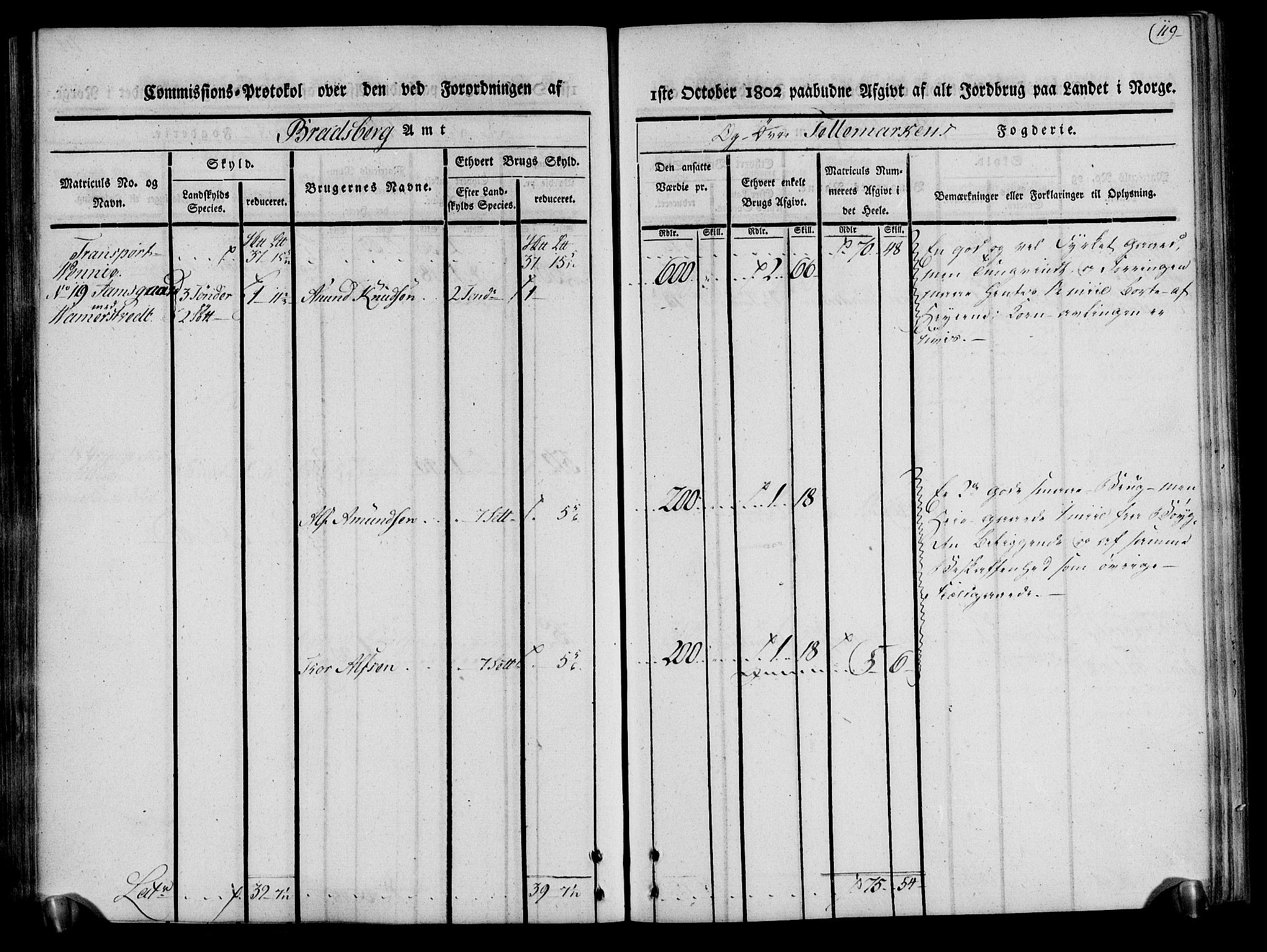 Rentekammeret inntil 1814, Realistisk ordnet avdeling, AV/RA-EA-4070/N/Ne/Nea/L0075: Øvre Telemarken fogderi. Kommisjonsprotokoll for fogderiets vestre del - Kviteseid, Vinje, Moland [):Fyresdal] og Lårdal prestegjeld., 1803, p. 120