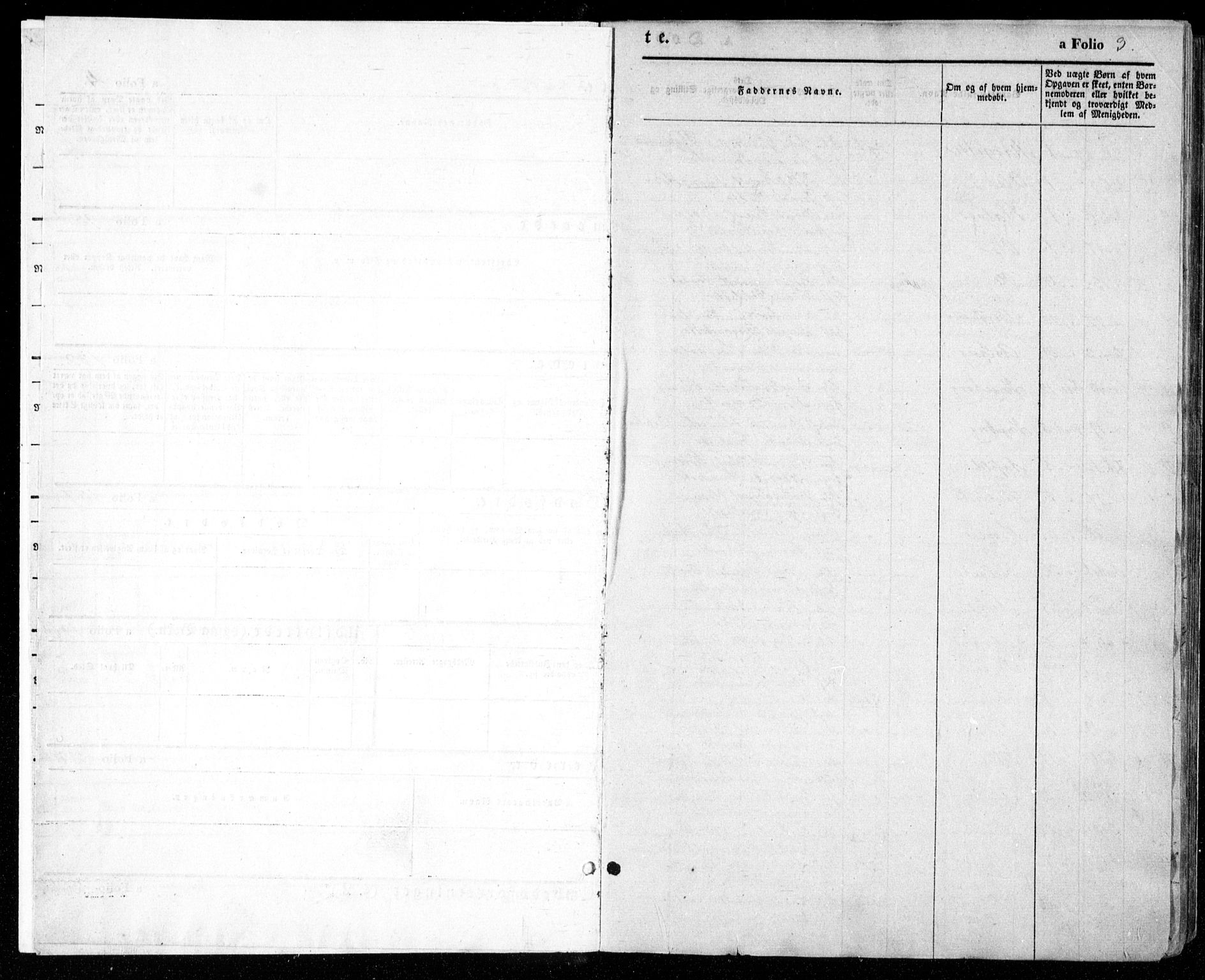 Valle sokneprestkontor, SAK/1111-0044/F/Fa/Fac/L0007: Parish register (official) no. A 7, 1854-1868, p. 3