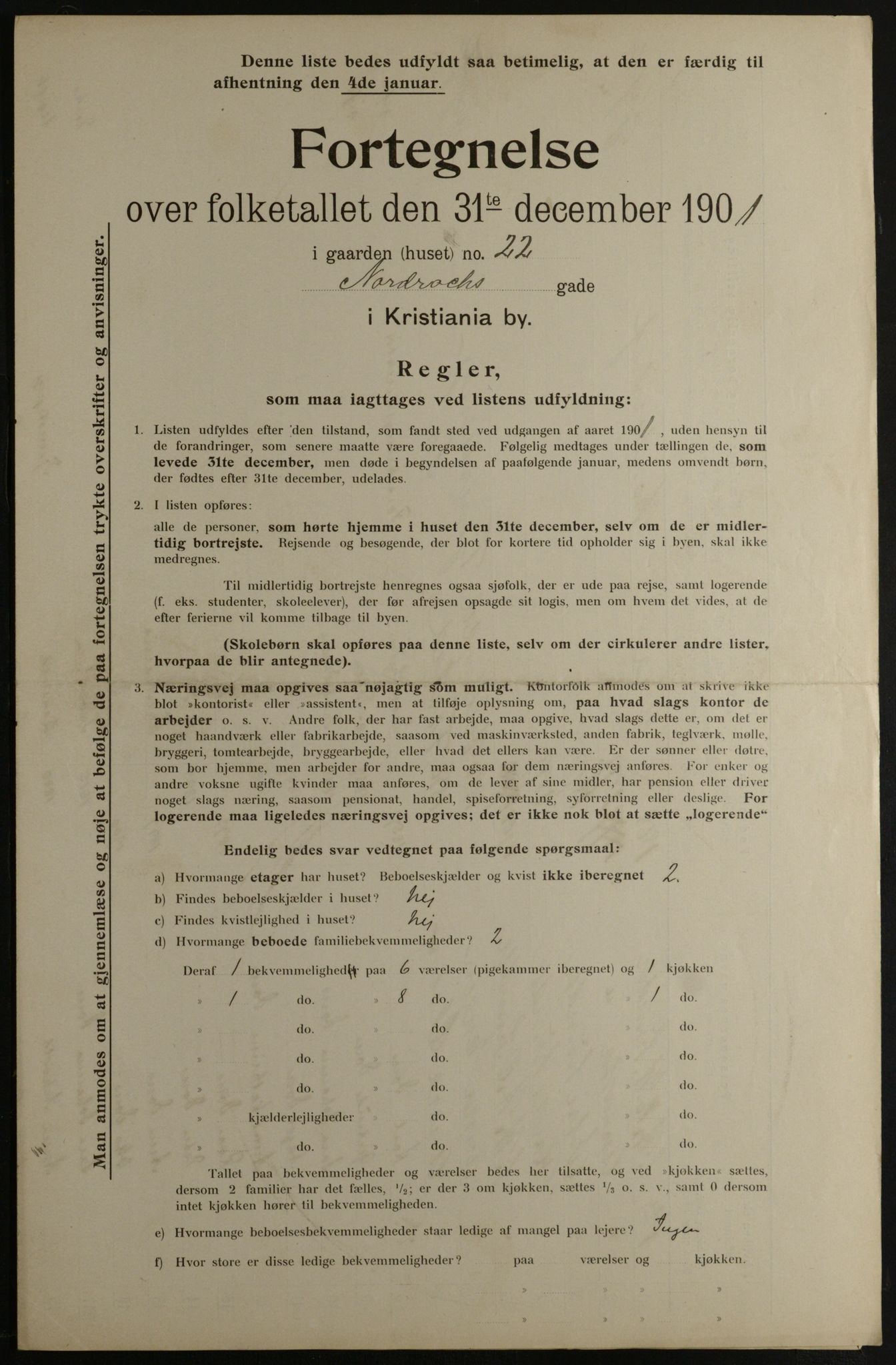 OBA, Municipal Census 1901 for Kristiania, 1901, p. 11269