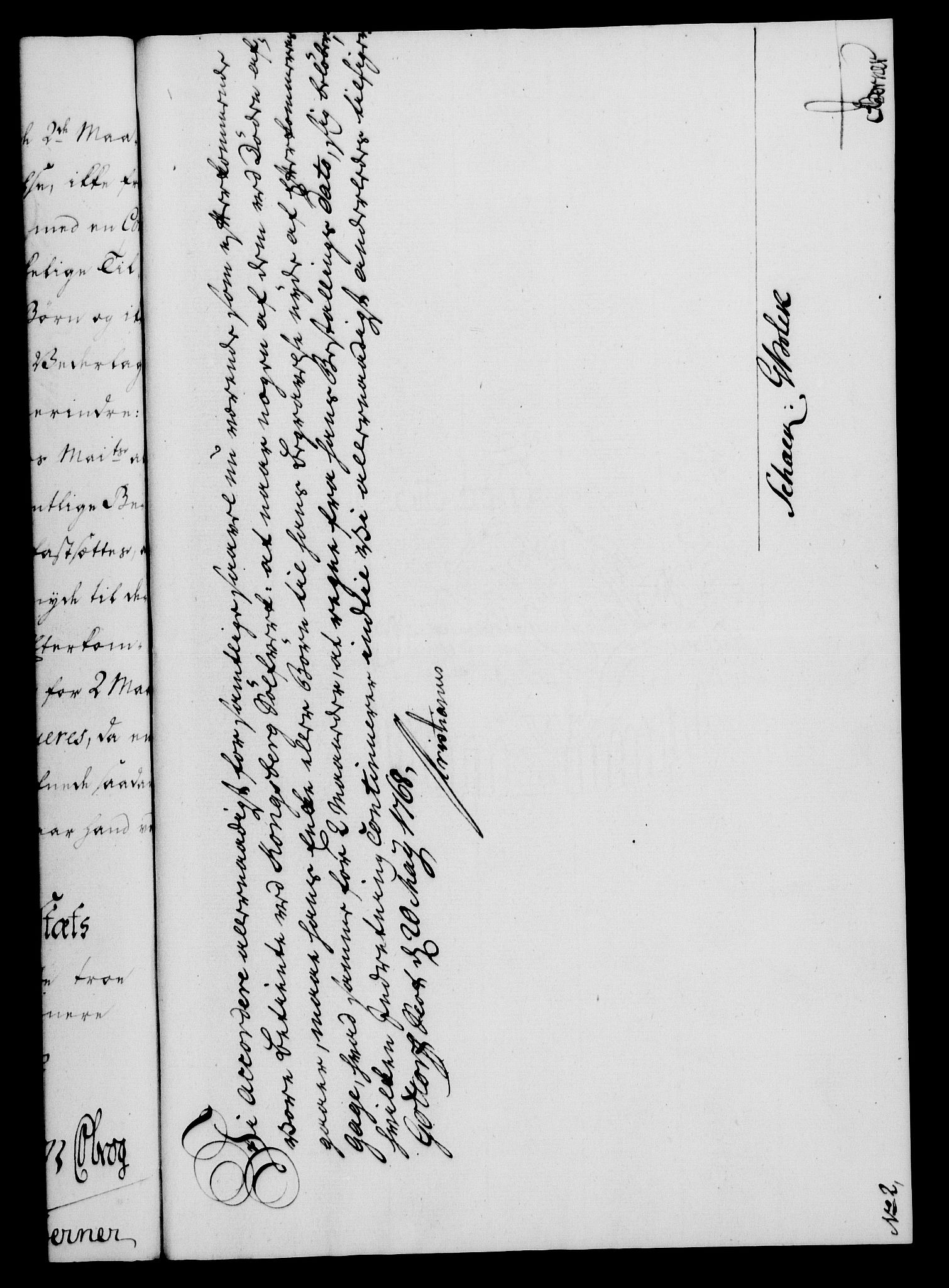 Rentekammeret, Kammerkanselliet, AV/RA-EA-3111/G/Gf/Gfa/L0050: Norsk relasjons- og resolusjonsprotokoll (merket RK 52.50), 1768, p. 195