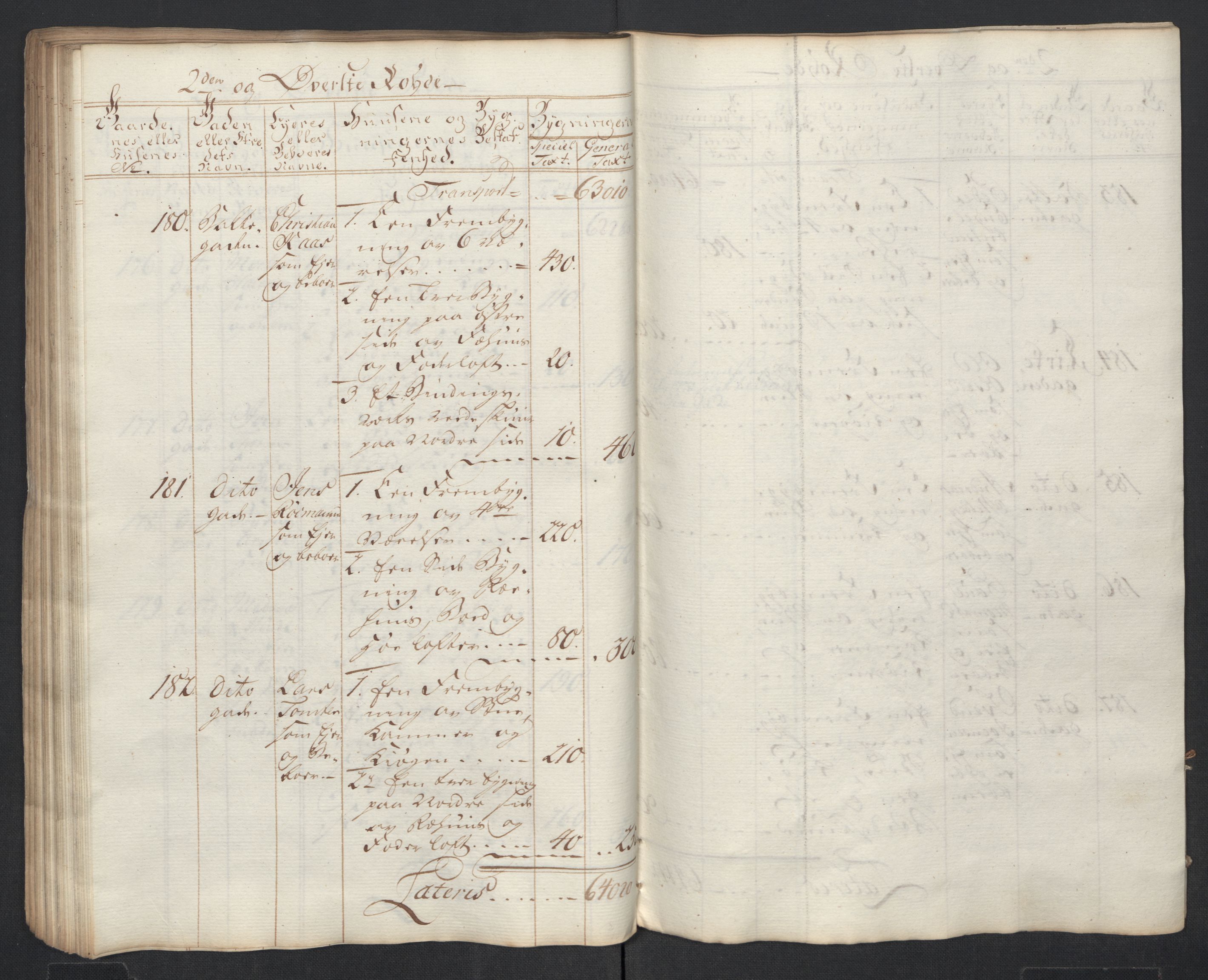 Kommersekollegiet, Brannforsikringskontoret 1767-1814, RA/EA-5458/F/Fa/L0040/0002: Moss / Branntakstprotokoll, 1767, p. 80