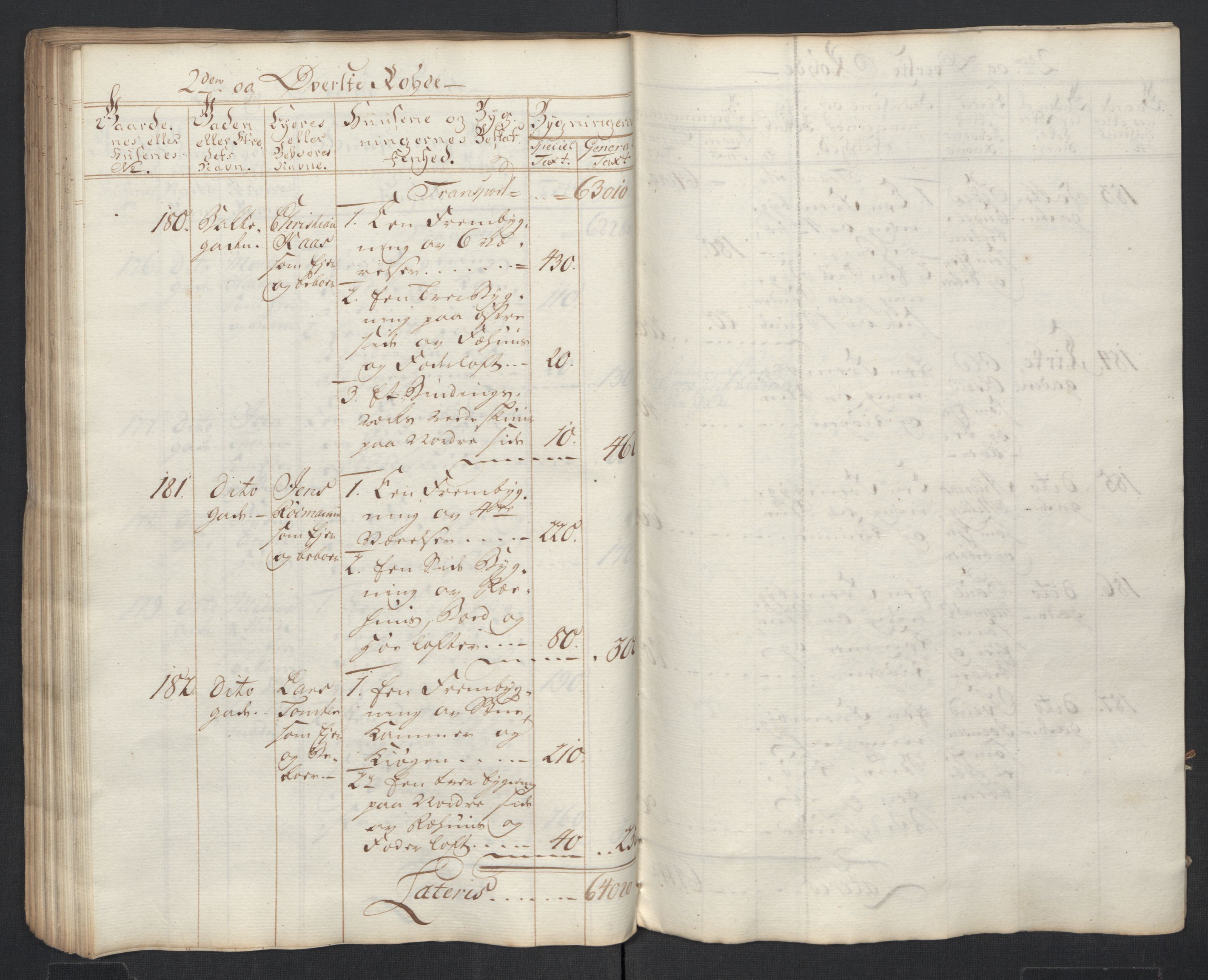 Kommersekollegiet, Brannforsikringskontoret 1767-1814, AV/RA-EA-5458/F/Fa/L0040/0002: Moss / Branntakstprotokoll, 1767, p. 80