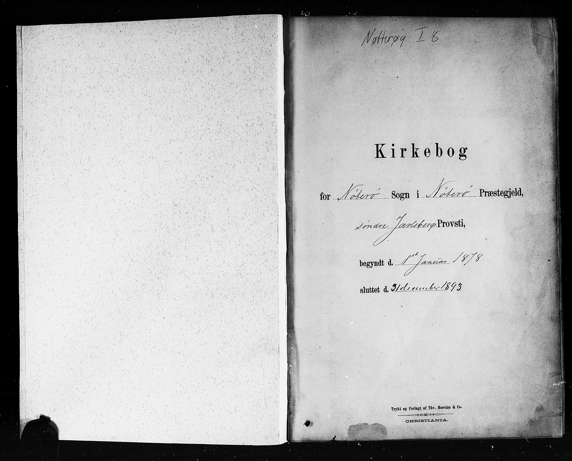 Nøtterøy kirkebøker, AV/SAKO-A-354/F/Fa/L0008: Parish register (official) no. I 8, 1878-1893