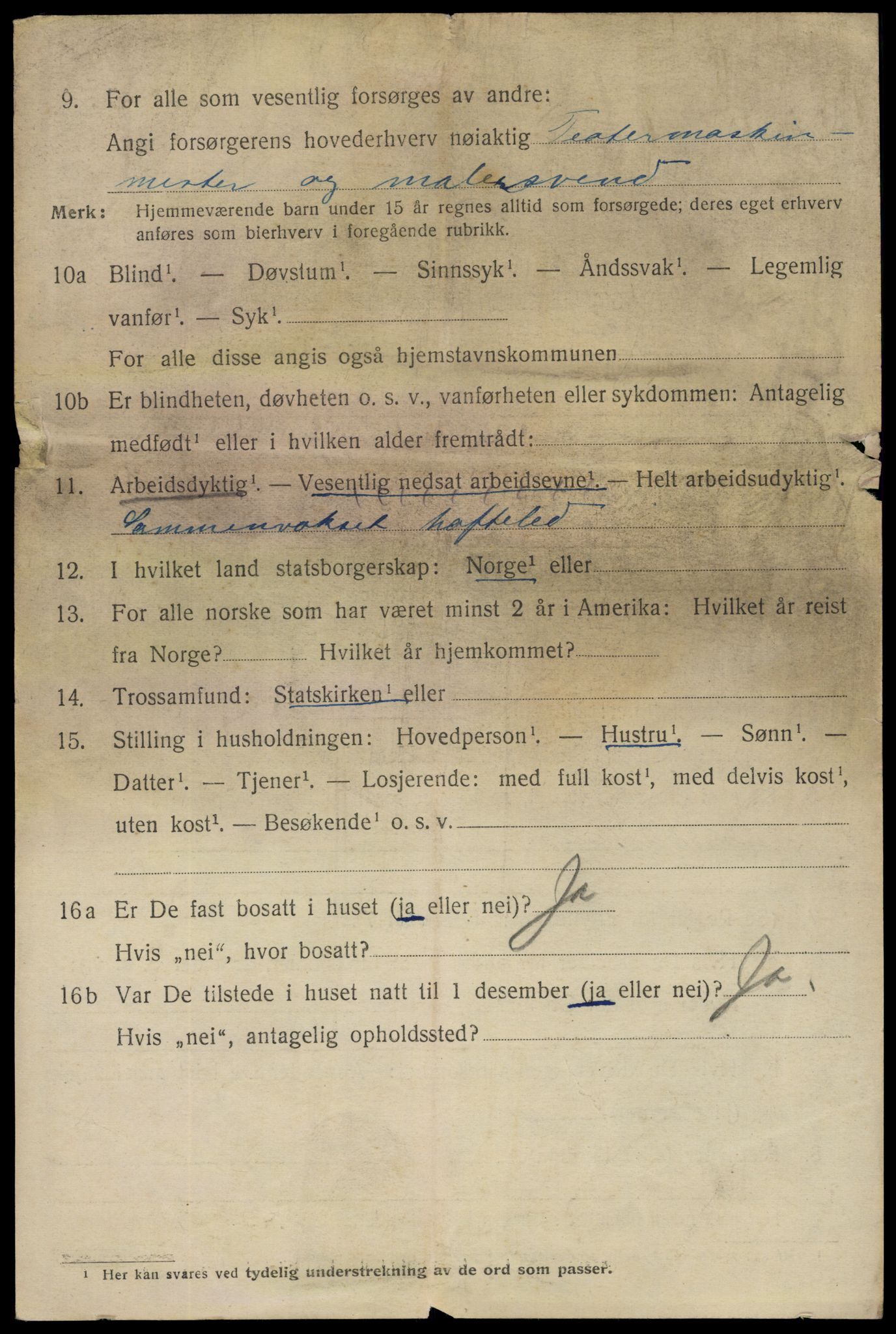 SAO, 1920 census for Fredrikstad, 1920, p. 37036