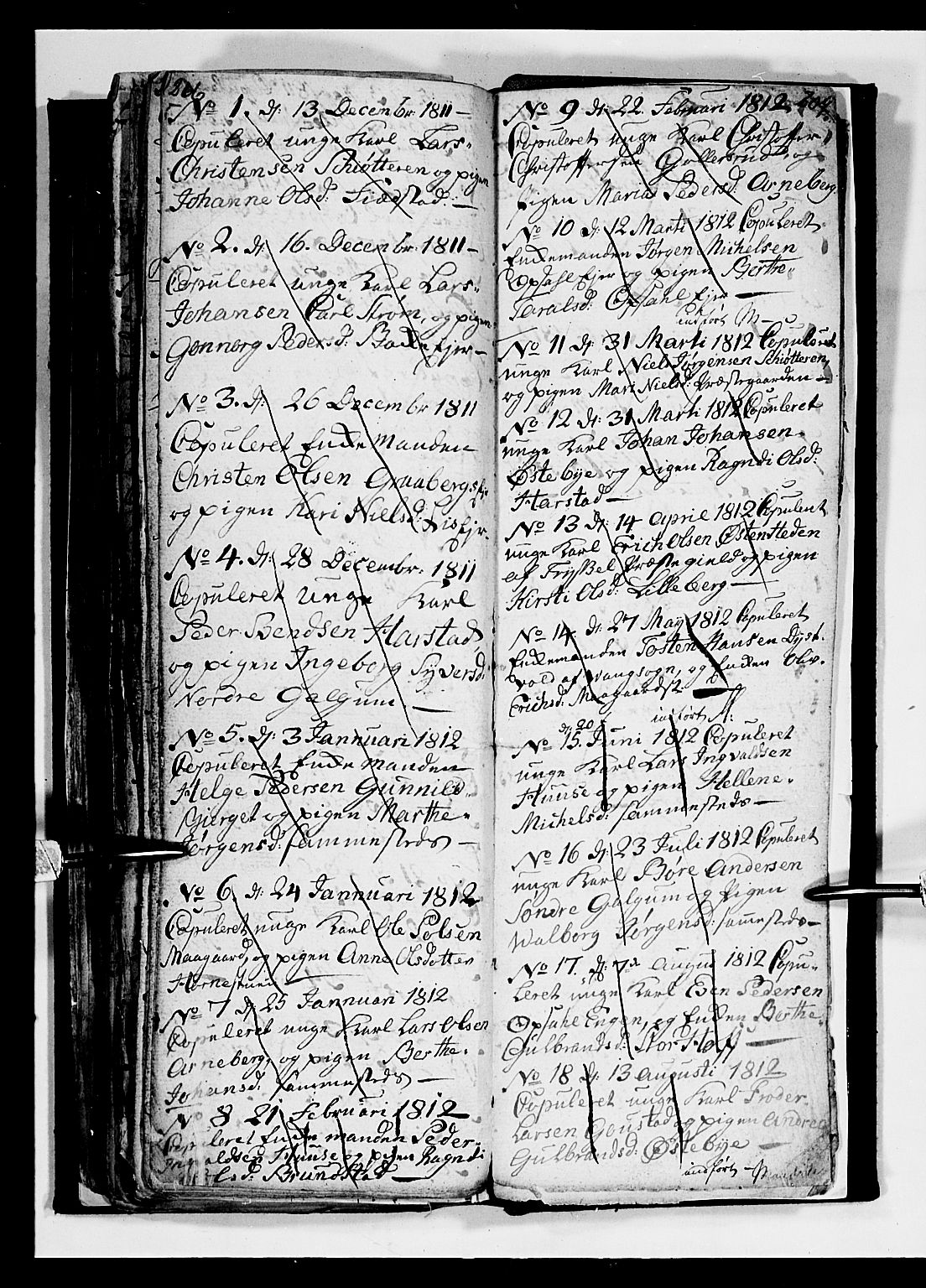 Romedal prestekontor, AV/SAH-PREST-004/L/L0004: Parish register (copy) no. 4, 1807-1814, p. 206-207