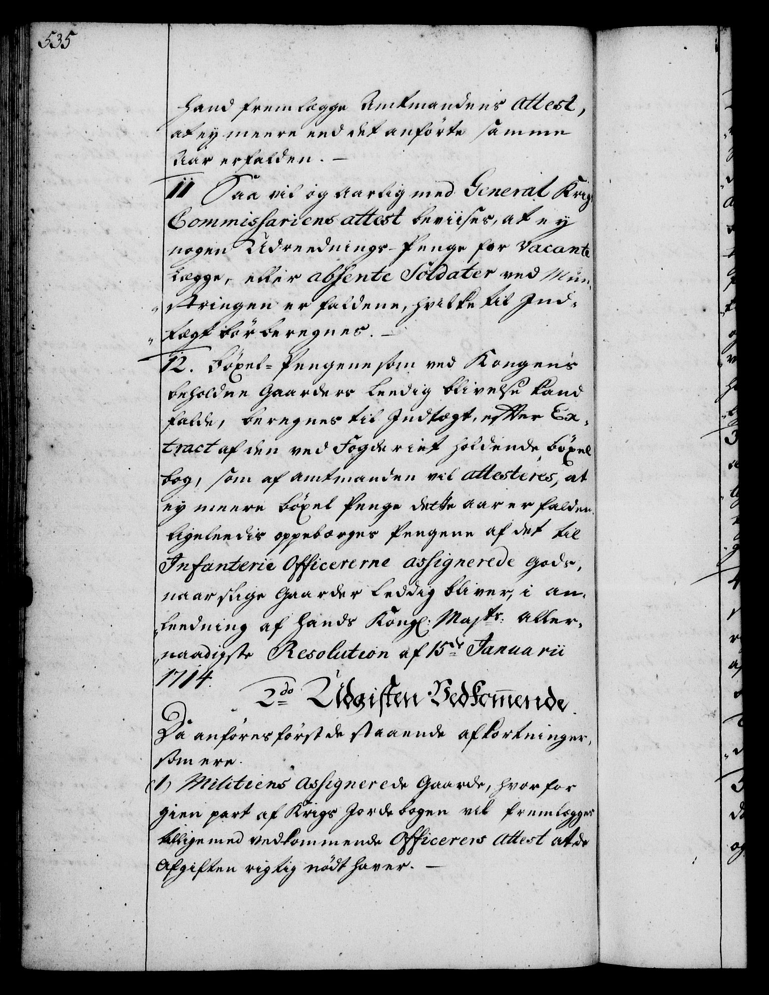 Rentekammeret, Kammerkanselliet, RA/EA-3111/G/Gg/Ggi/L0002: Norsk instruksjonsprotokoll med register (merket RK 53.35), 1729-1751, p. 535