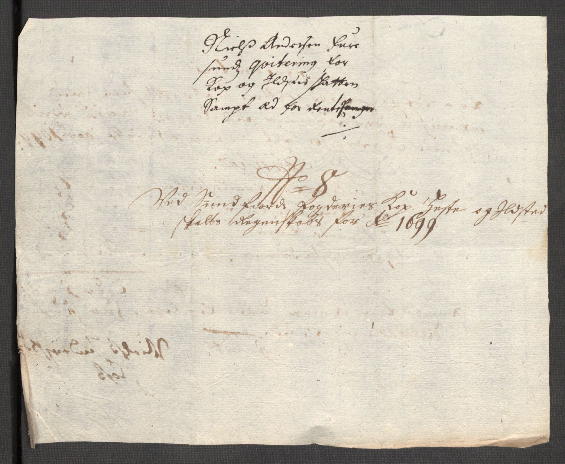 Rentekammeret inntil 1814, Reviderte regnskaper, Fogderegnskap, AV/RA-EA-4092/R53/L3424: Fogderegnskap Sunn- og Nordfjord, 1699, p. 415