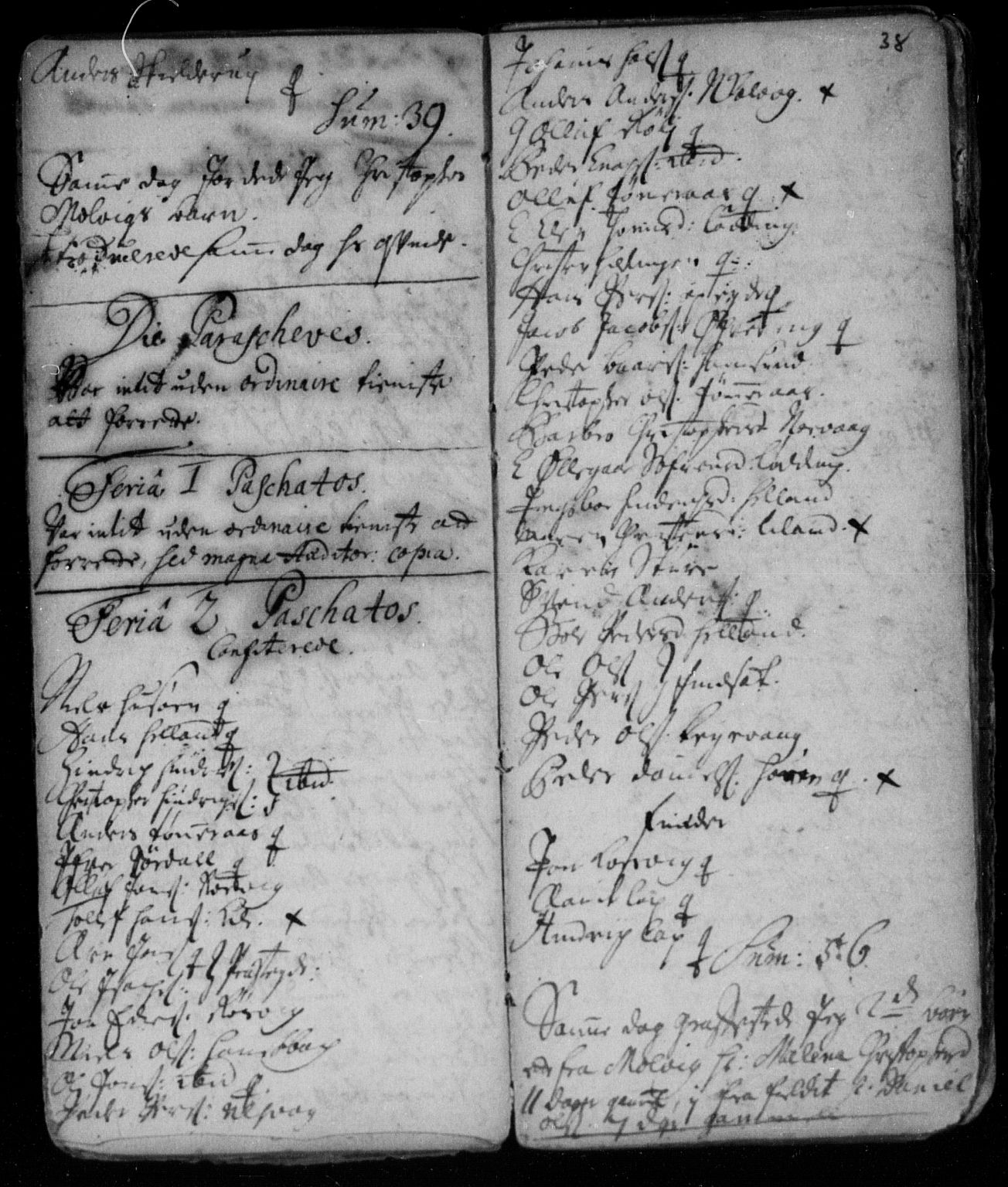 Ministerialprotokoller, klokkerbøker og fødselsregistre - Nordland, AV/SAT-A-1459/859/L0840: Parish register (official) no. 859A00, 1708-1738, p. 38