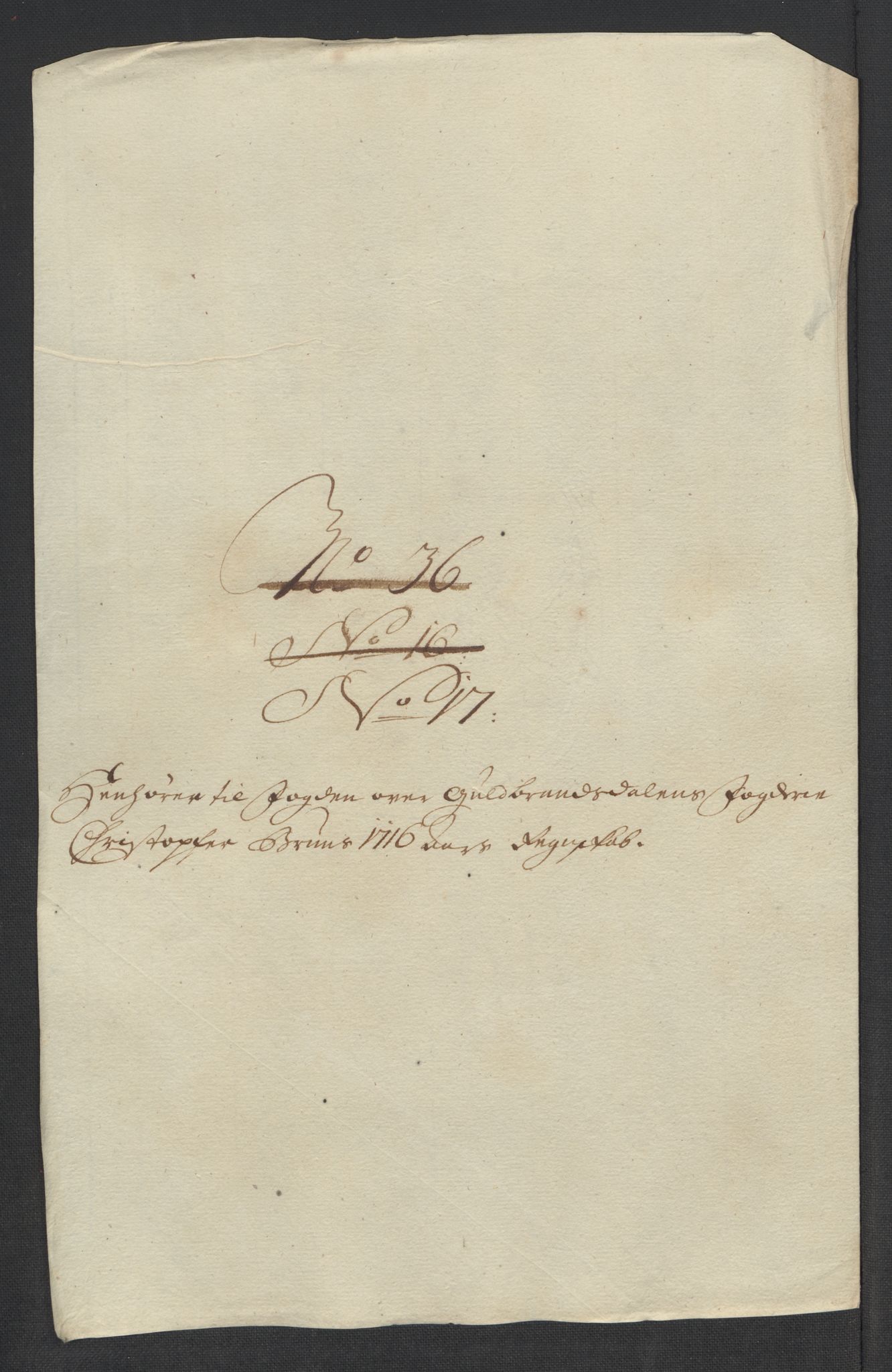 Rentekammeret inntil 1814, Reviderte regnskaper, Fogderegnskap, RA/EA-4092/R17/L1186: Fogderegnskap Gudbrandsdal, 1716, p. 174