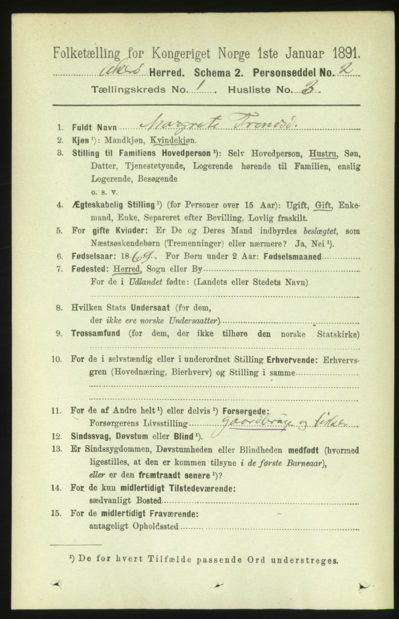 RA, 1891 census for 1545 Aukra, 1891, p. 112