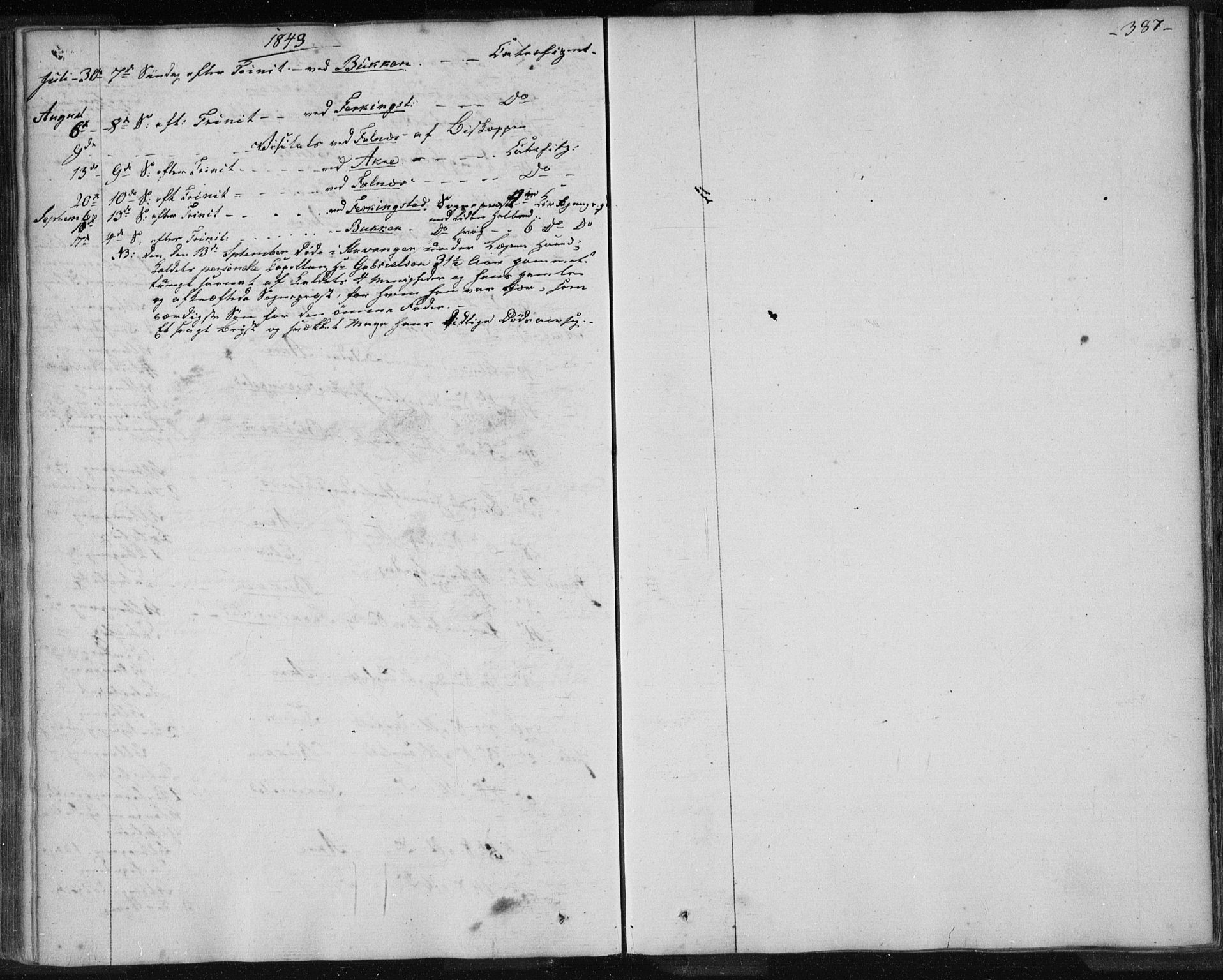 Skudenes sokneprestkontor, AV/SAST-A -101849/H/Ha/Haa/L0003: Parish register (official) no. A 2.2, 1841-1846, p. 387