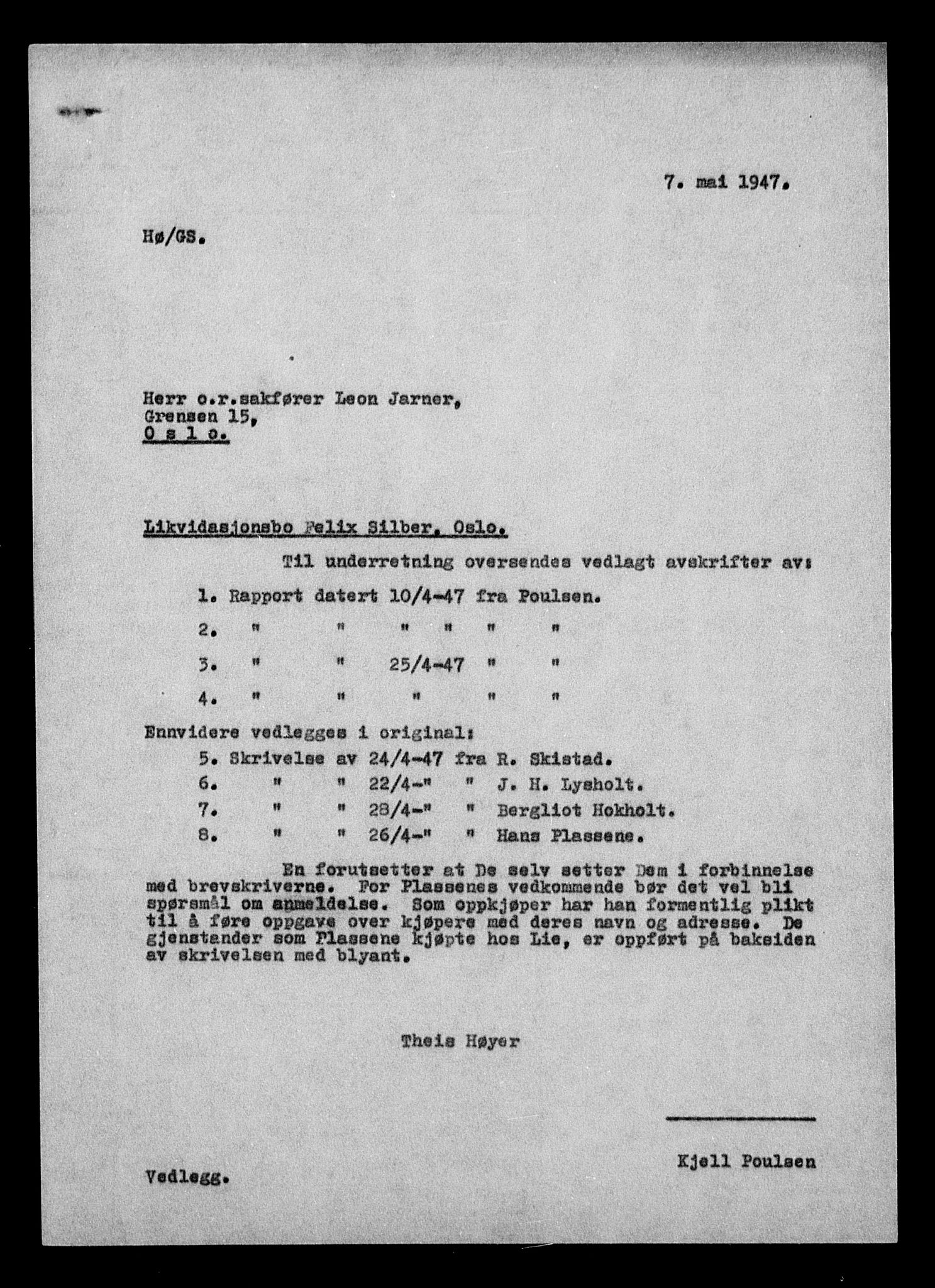 Justisdepartementet, Tilbakeføringskontoret for inndratte formuer, AV/RA-S-1564/H/Hc/Hcc/L0981: --, 1945-1947, p. 572