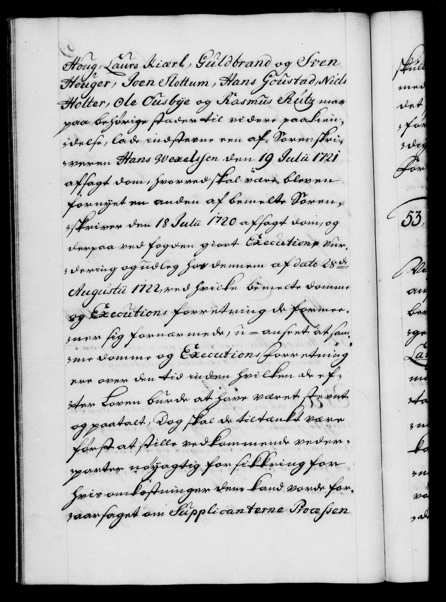 Danske Kanselli 1572-1799, AV/RA-EA-3023/F/Fc/Fca/Fcaa/L0024: Norske registre, 1723-1725, p. 69b