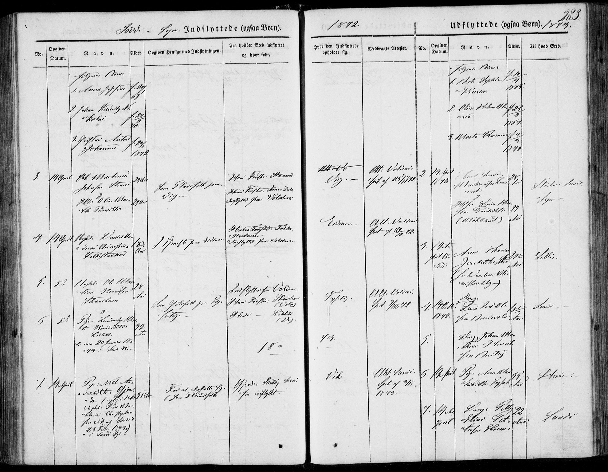 Ministerialprotokoller, klokkerbøker og fødselsregistre - Møre og Romsdal, AV/SAT-A-1454/502/L0023: Parish register (official) no. 502A01, 1844-1873, p. 283