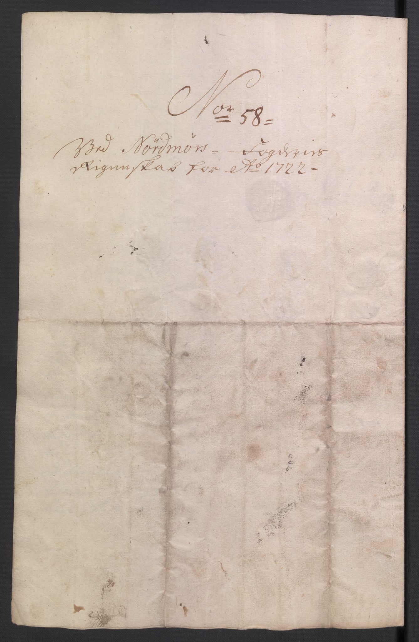 Rentekammeret inntil 1814, Reviderte regnskaper, Fogderegnskap, AV/RA-EA-4092/R56/L3755: Fogderegnskap Nordmøre, 1722, p. 331