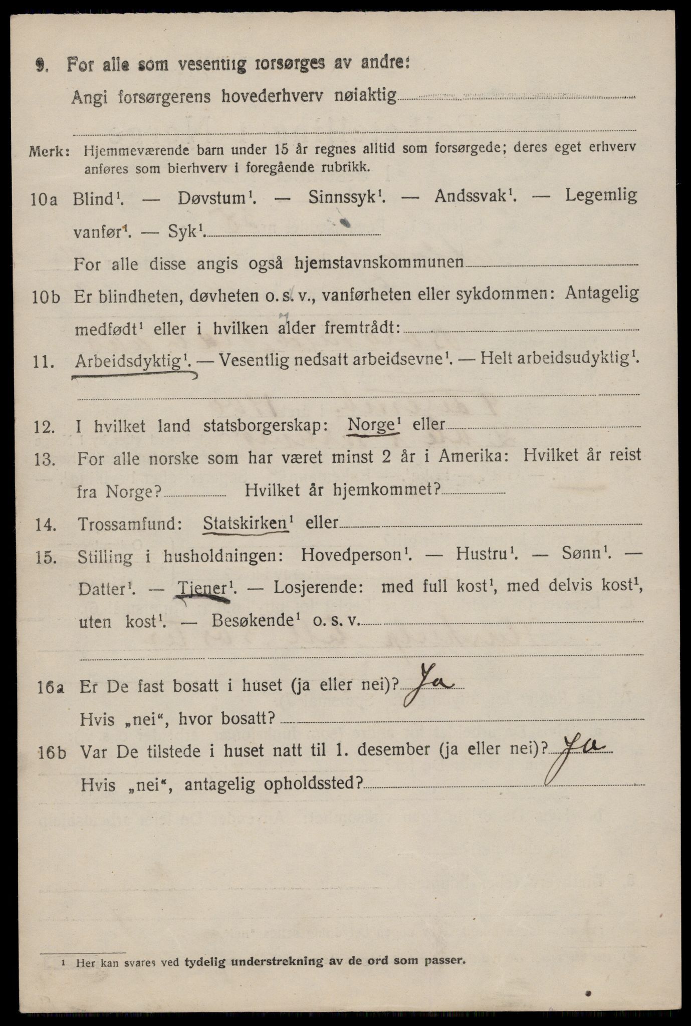 SAST, 1920 census for Hetland, 1920, p. 19930