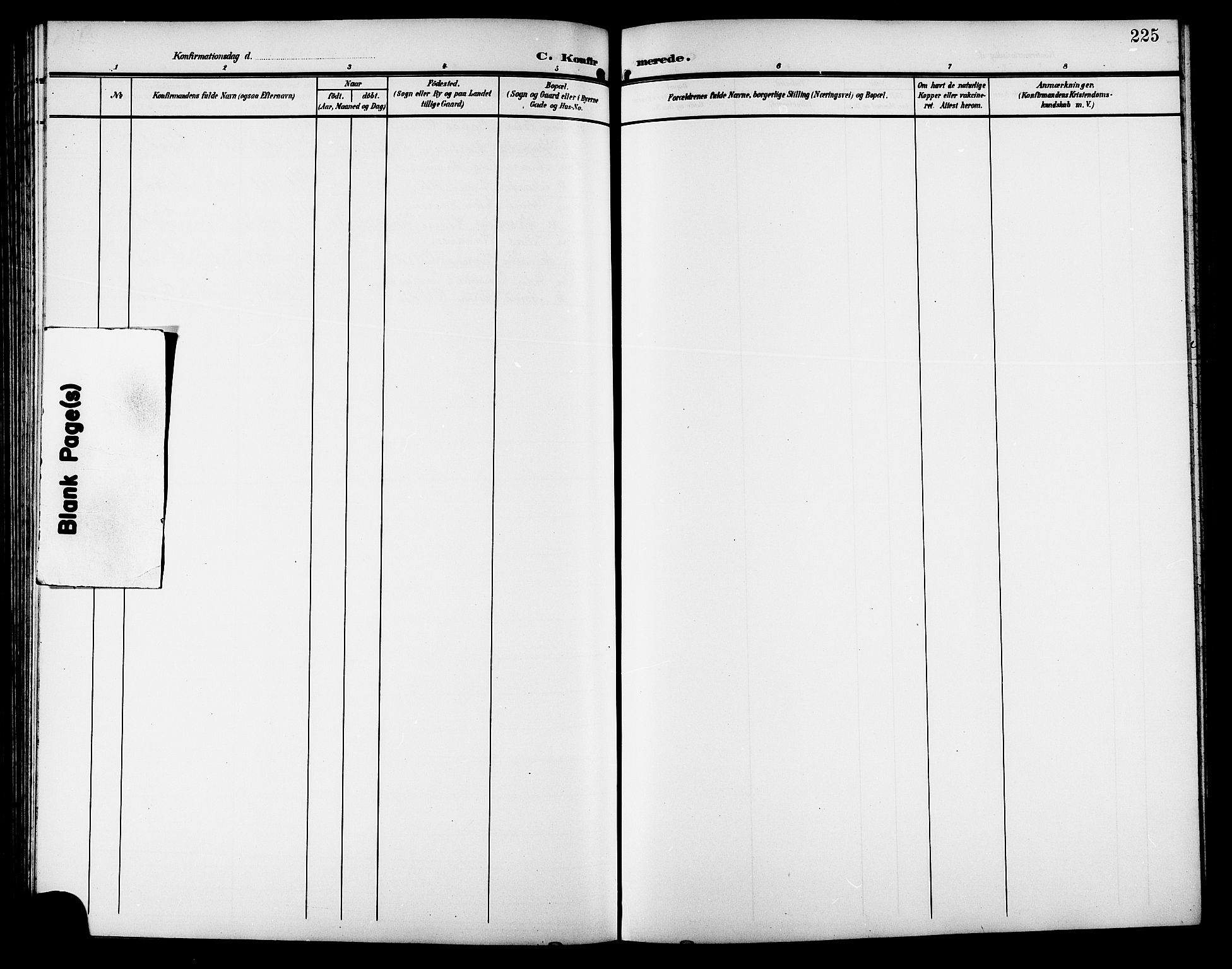 Ministerialprotokoller, klokkerbøker og fødselsregistre - Møre og Romsdal, AV/SAT-A-1454/511/L0159: Parish register (copy) no. 511C05, 1902-1920, p. 225