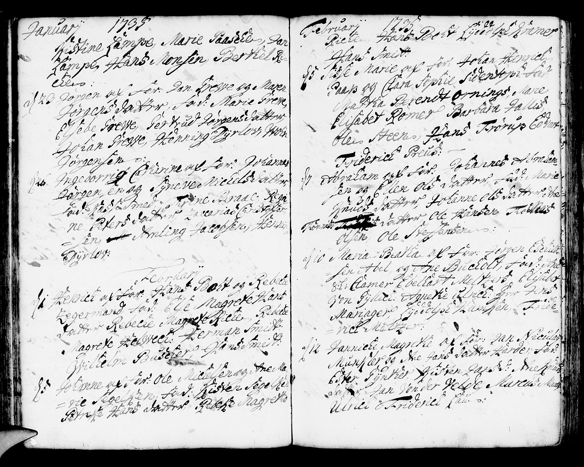 Korskirken sokneprestembete, SAB/A-76101/H/Haa/L0004: Parish register (official) no. A 4, 1720-1750, p. 150