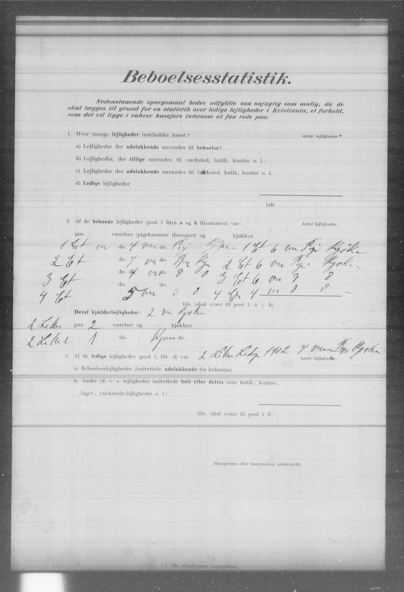 OBA, Municipal Census 1902 for Kristiania, 1902, p. 8465