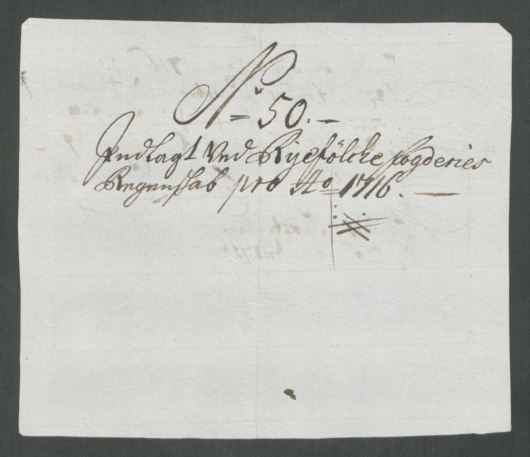 Rentekammeret inntil 1814, Reviderte regnskaper, Fogderegnskap, AV/RA-EA-4092/R47/L2869: Fogderegnskap Ryfylke, 1716, p. 279