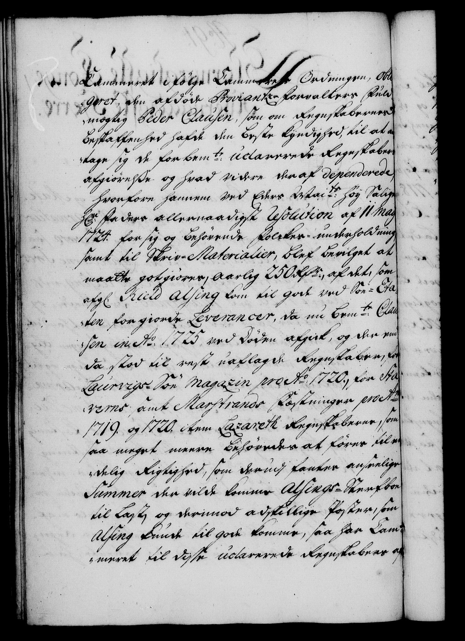 Rentekammeret, Kammerkanselliet, AV/RA-EA-3111/G/Gf/Gfa/L0017: Norsk relasjons- og resolusjonsprotokoll (merket RK 52.17), 1734, p. 486