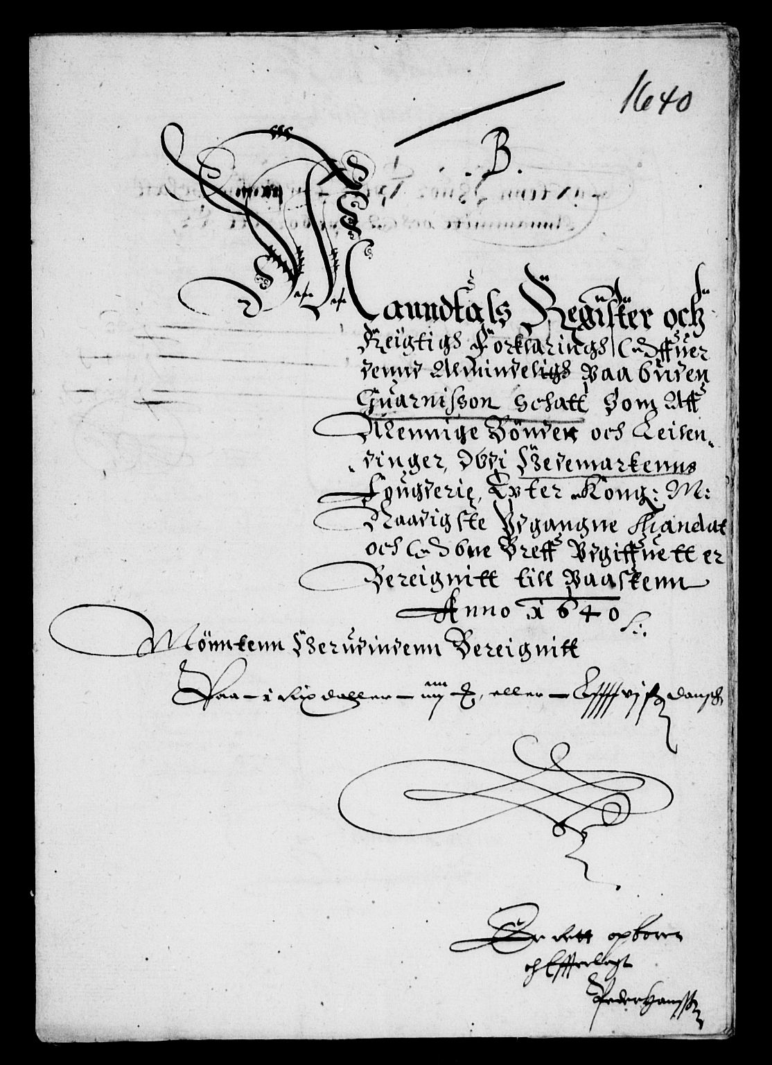 Rentekammeret inntil 1814, Reviderte regnskaper, Lensregnskaper, AV/RA-EA-5023/R/Rb/Rba/L0148: Akershus len, 1639-1640