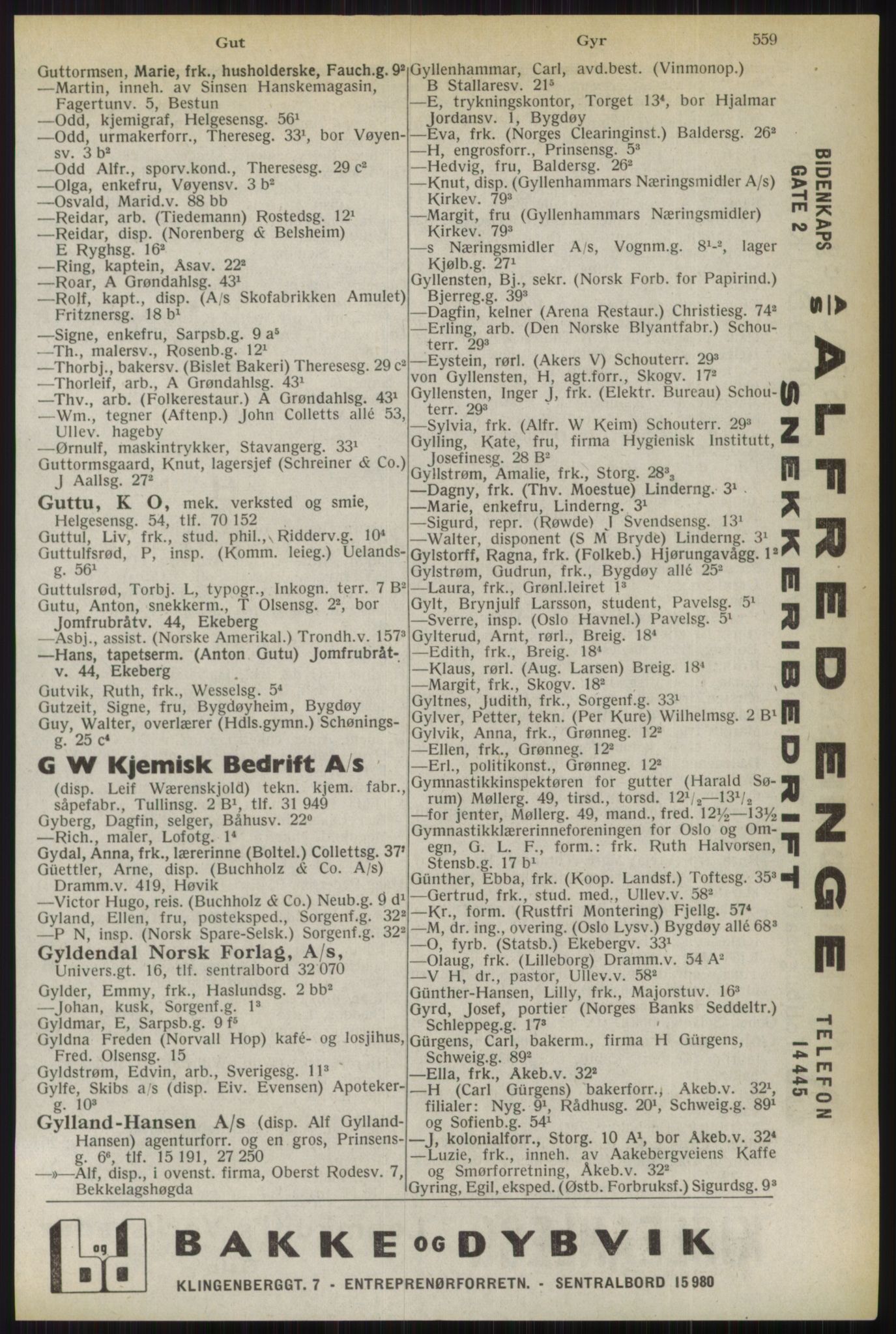 Kristiania/Oslo adressebok, PUBL/-, 1944, p. 559