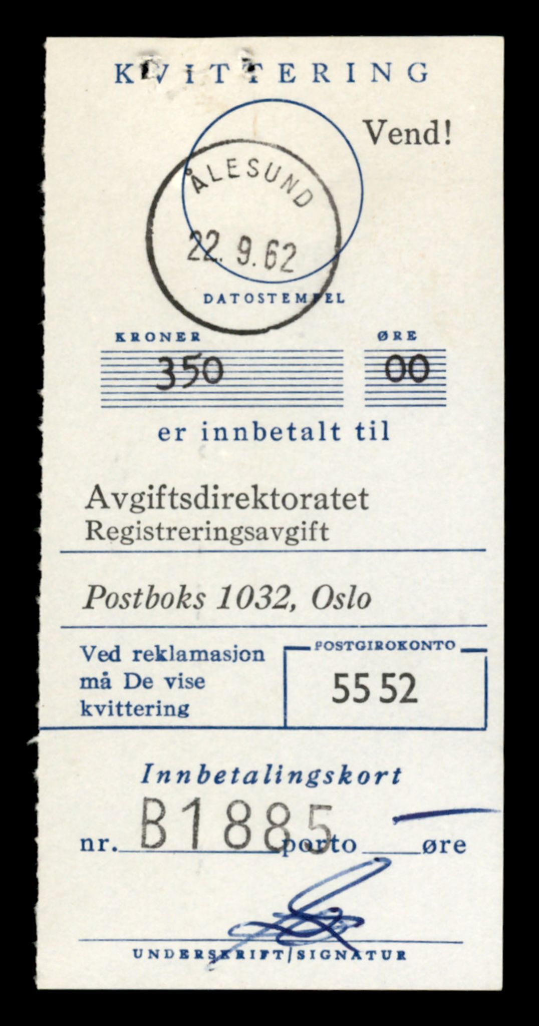 Møre og Romsdal vegkontor - Ålesund trafikkstasjon, SAT/A-4099/F/Fe/L0014: Registreringskort for kjøretøy T 1565 - T 1698, 1927-1998, p. 967
