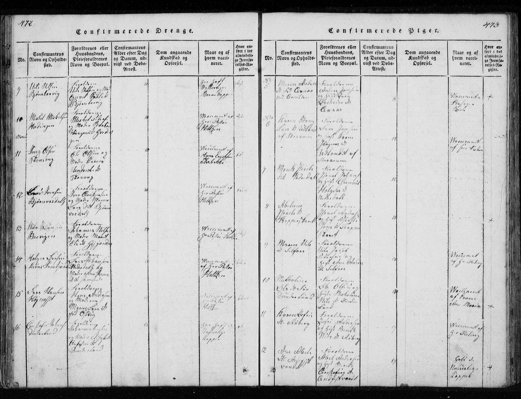 Ministerialprotokoller, klokkerbøker og fødselsregistre - Nordland, SAT/A-1459/827/L0412: Parish register (copy) no. 827C01, 1820-1841, p. 472-473