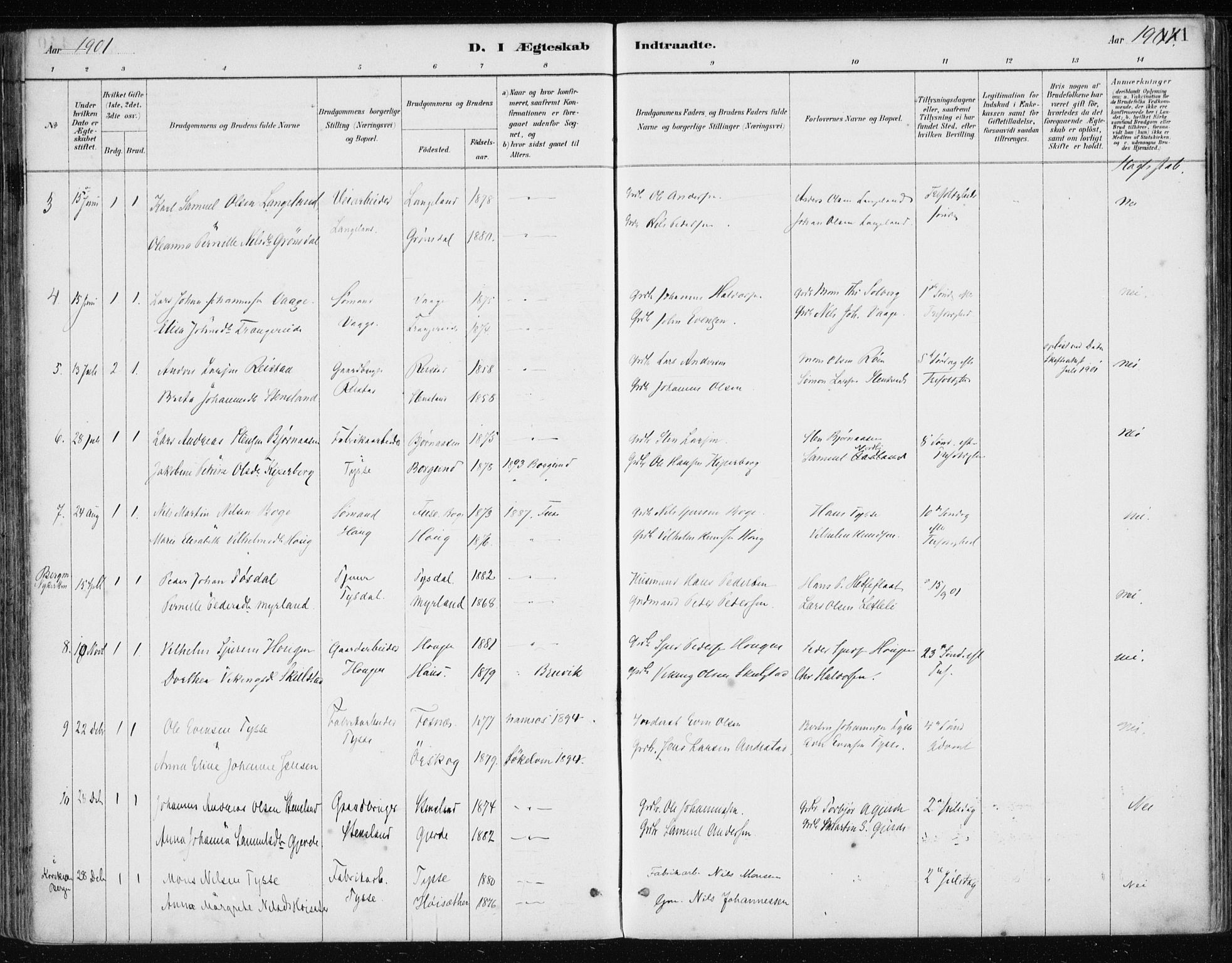 Samnanger Sokneprestembete, AV/SAB-A-77501/H/Haa: Parish register (official) no. A 1, 1885-1901, p. 141