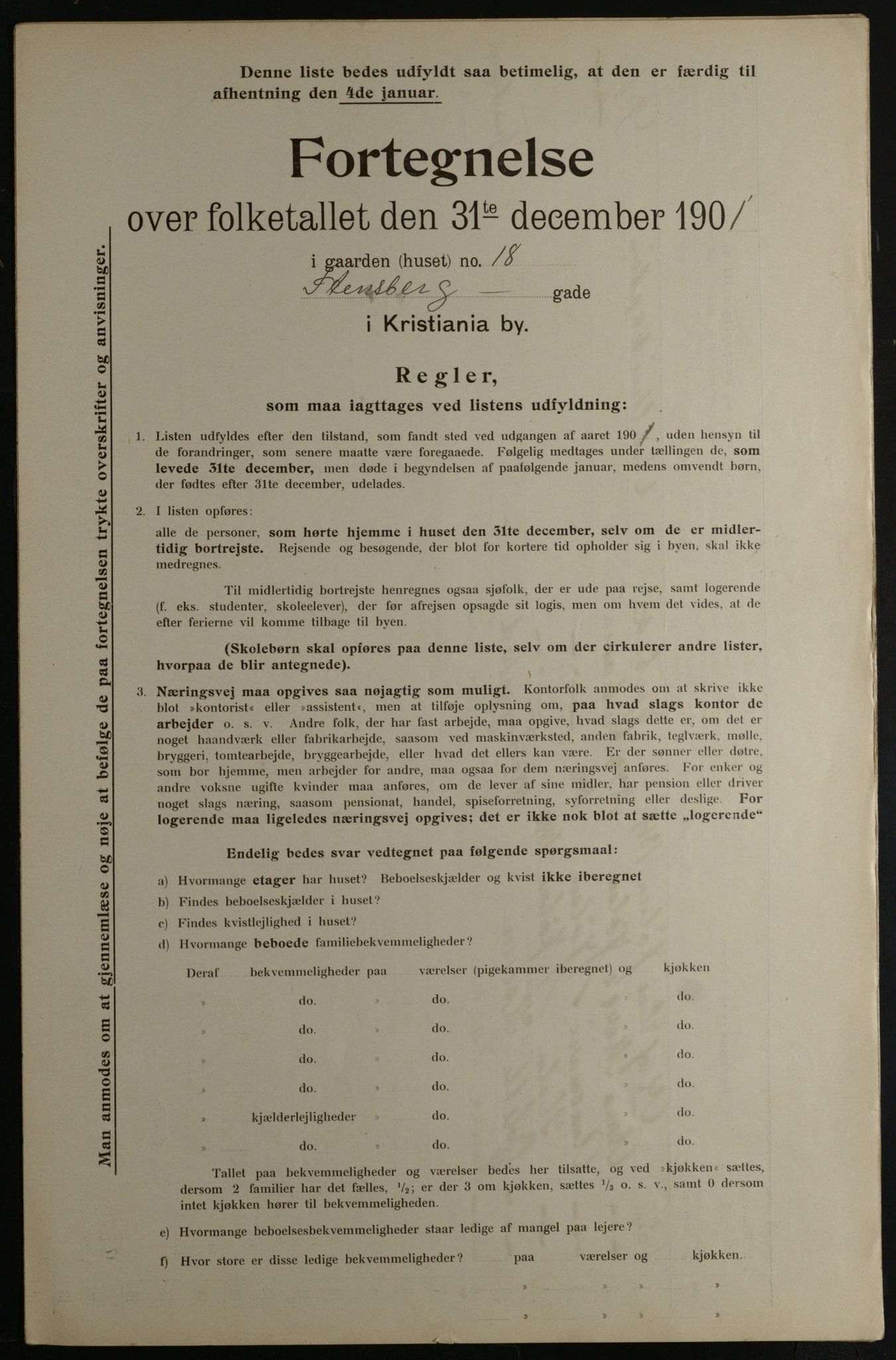 OBA, Municipal Census 1901 for Kristiania, 1901, p. 15587