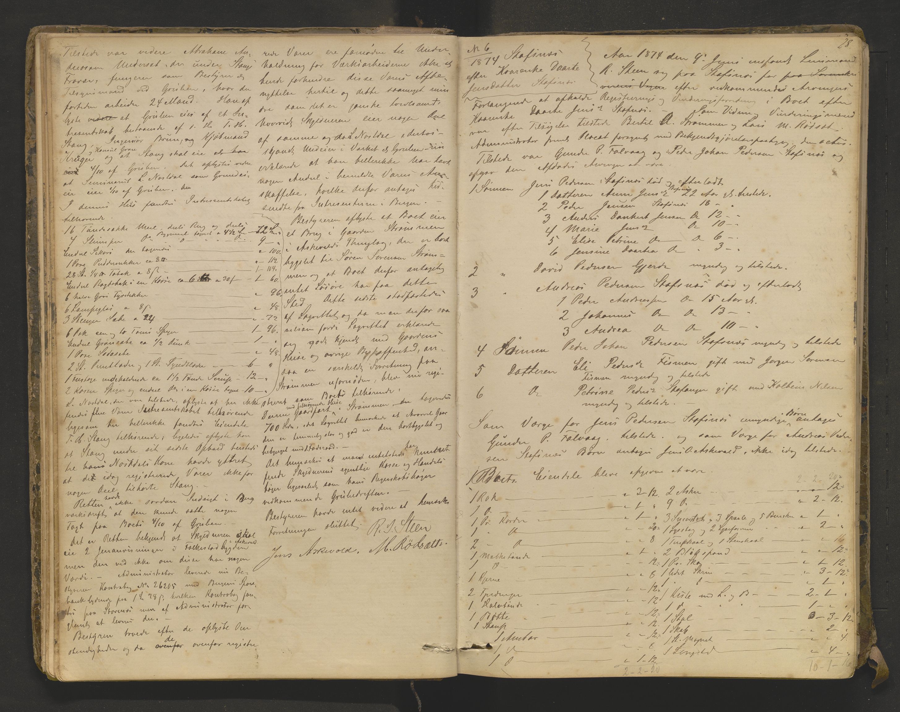 Lensmannen i Askvoll, AV/SAB-A-26301/0006/L0003: Registreringsprotokoll, 1869-1904, p. 27b-28a