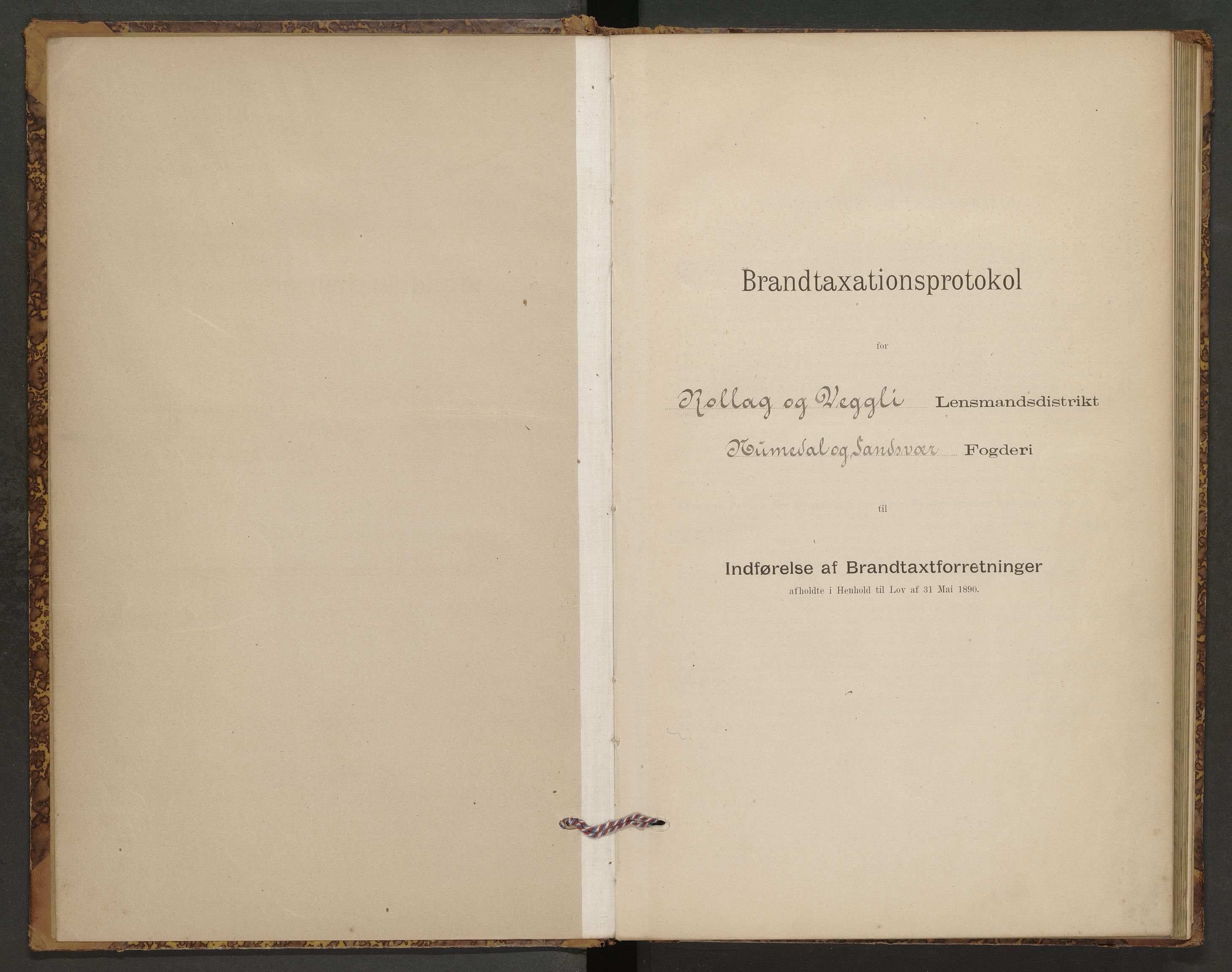 Rollag lensmannskontor, SAKO/A-521/Y/Yb/Ybb/L0001: Skjematakstprotokoll, 1895-1920