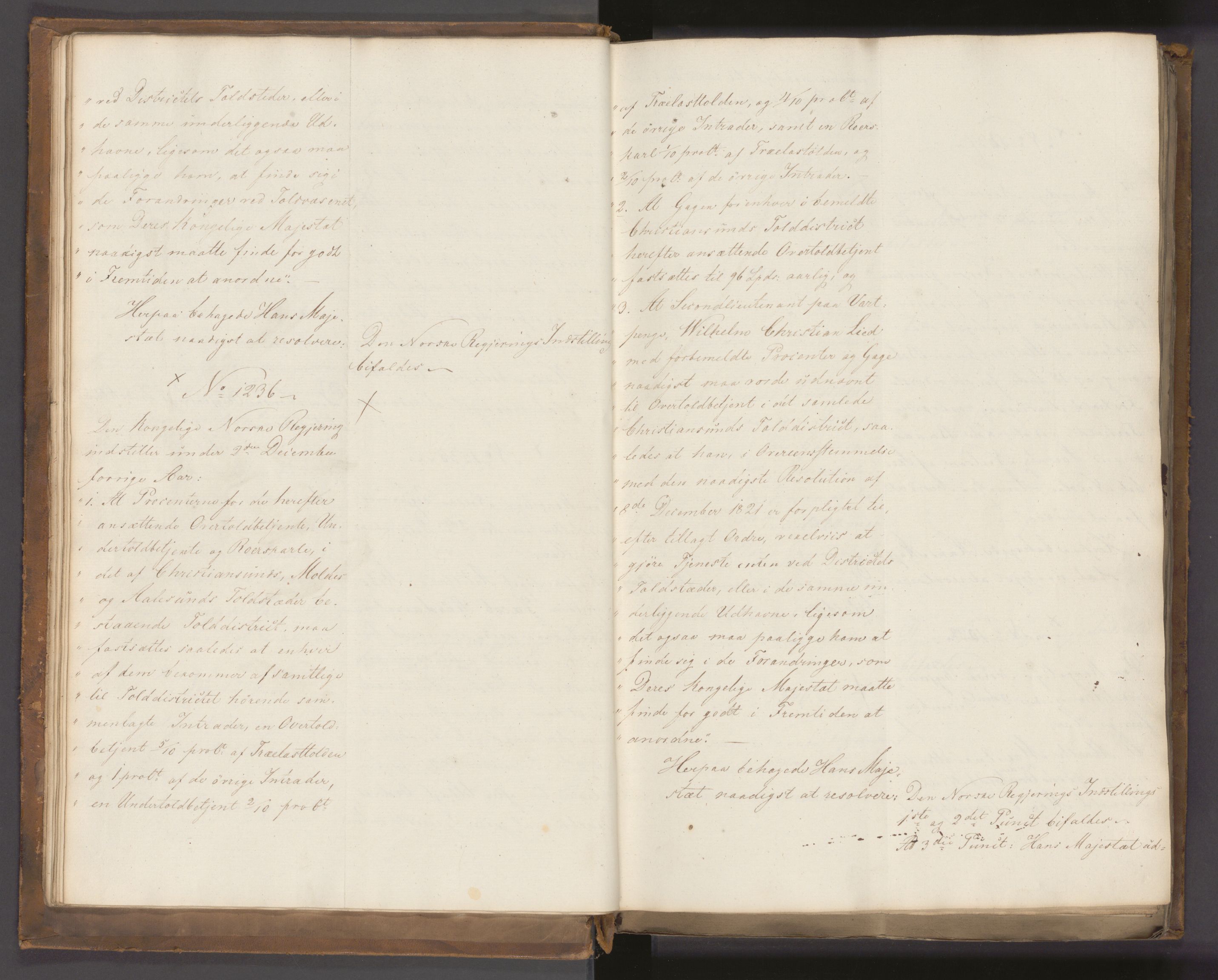 Statsrådssekretariatet, AV/RA-S-1001/A/Ab/L0022: Kgl. res. nr. 1210-1721, 1. halvår, 1826