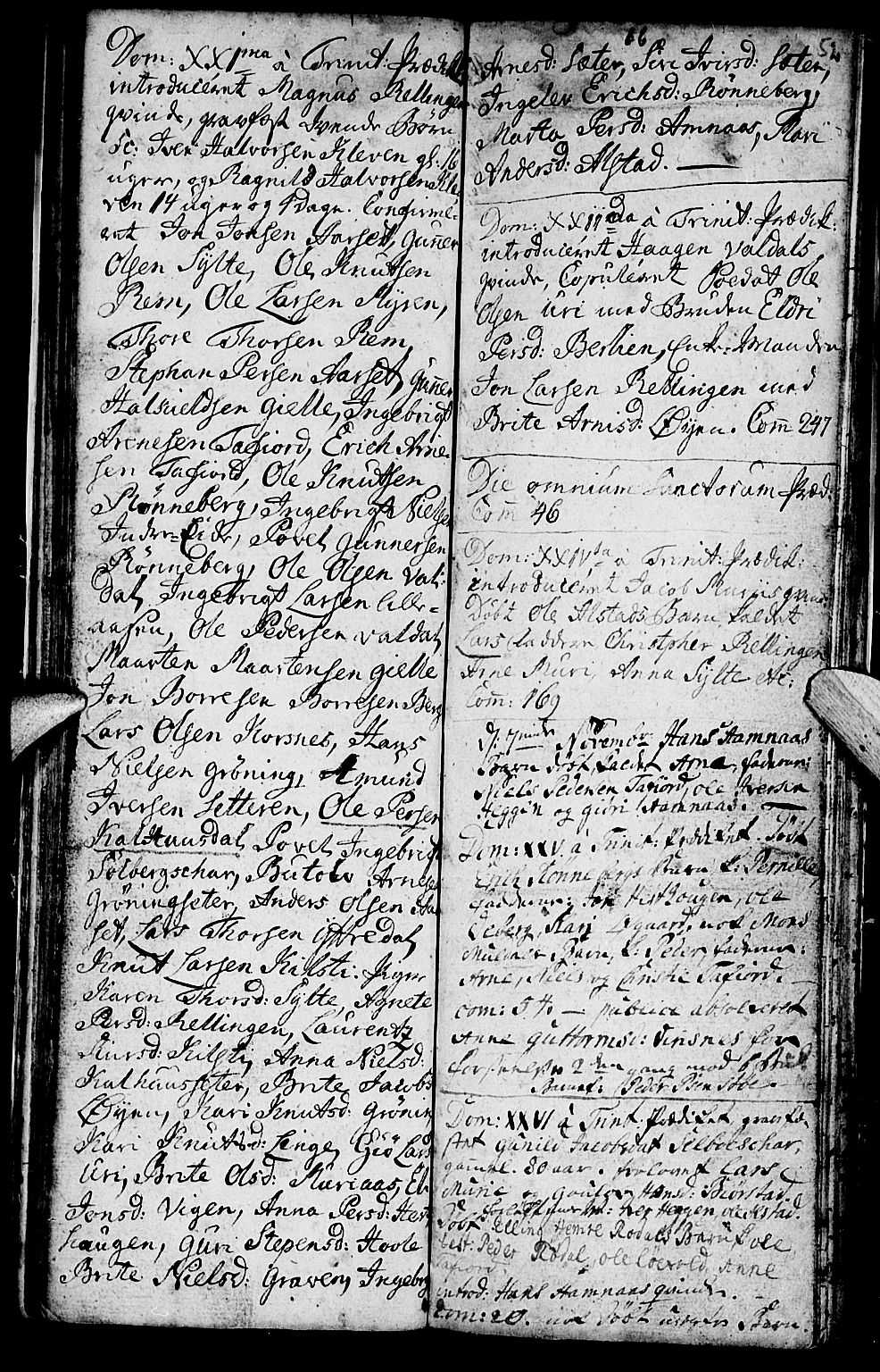 Ministerialprotokoller, klokkerbøker og fødselsregistre - Møre og Romsdal, SAT/A-1454/519/L0243: Parish register (official) no. 519A02, 1760-1770, p. 51-52