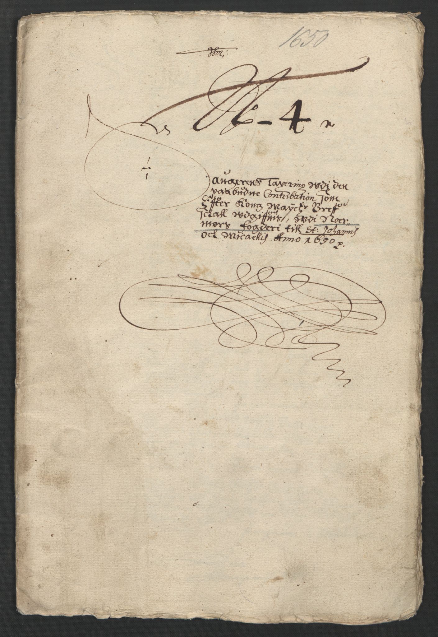 Rentekammeret inntil 1814, Reviderte regnskaper, Lensregnskaper, RA/EA-5023/R/Rb/Rbw/L0100: Trondheim len, 1650-1651