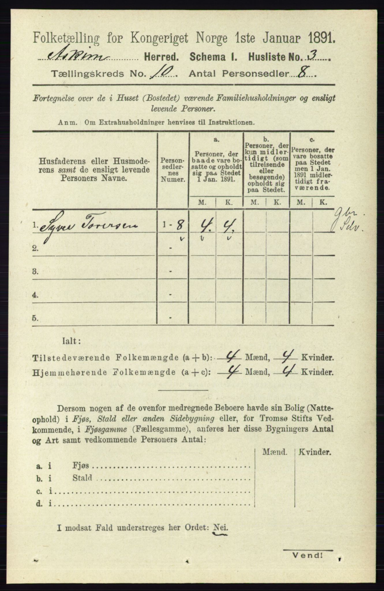 RA, 1891 census for 0124 Askim, 1891, p. 1587