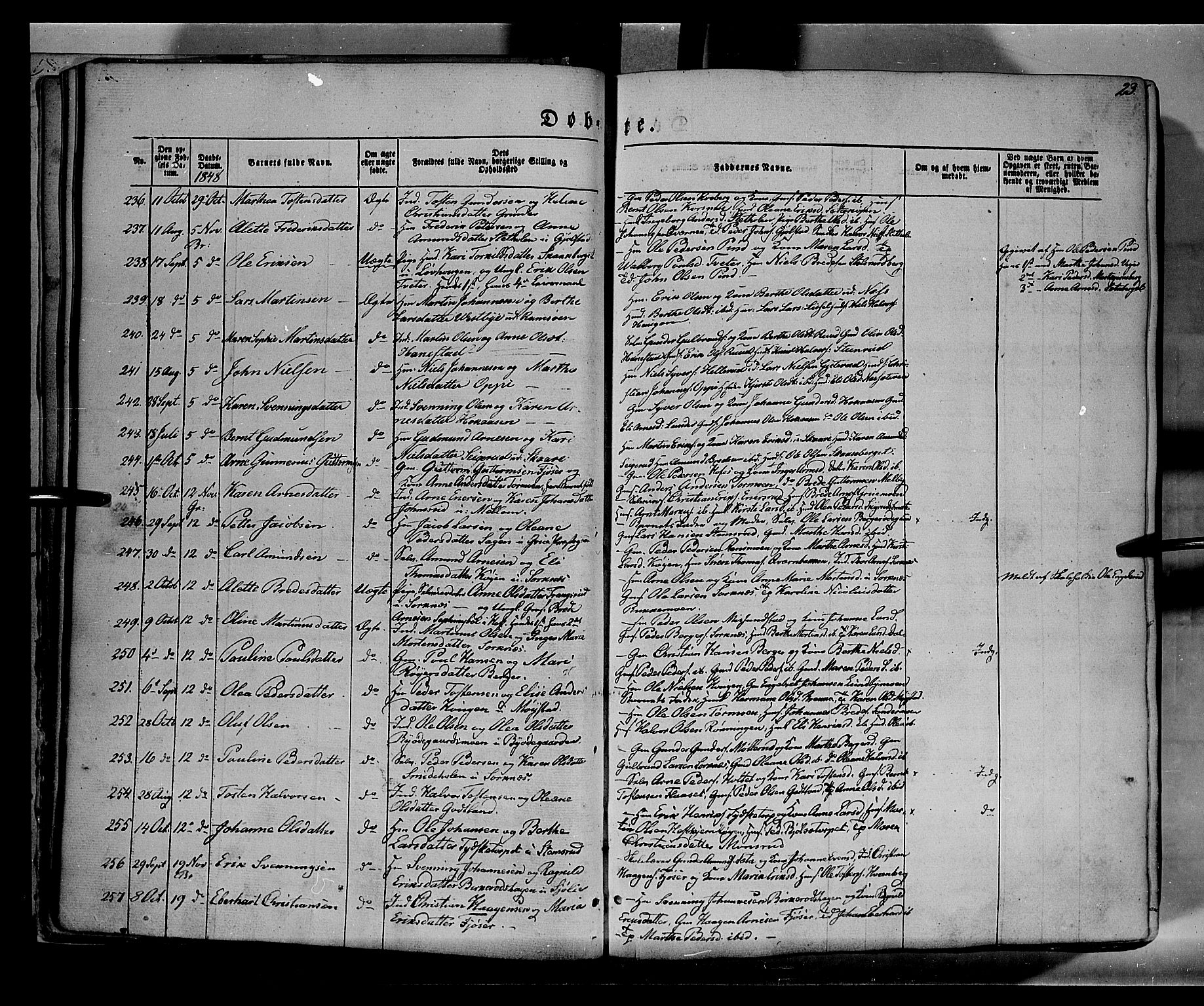 Grue prestekontor, AV/SAH-PREST-036/H/Ha/Haa/L0008: Parish register (official) no. 8, 1847-1858, p. 23