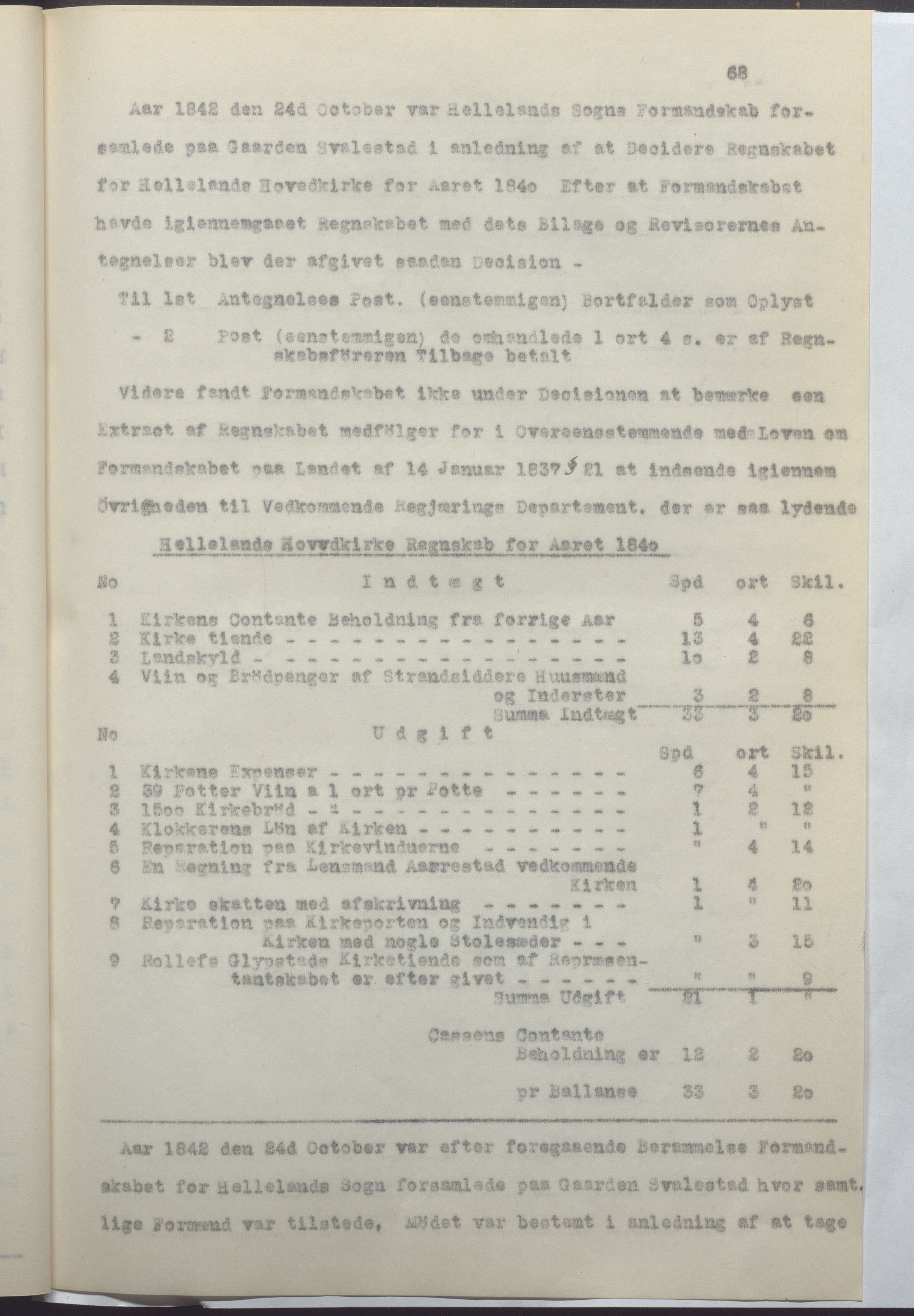 Helleland kommune - Formannskapet, IKAR/K-100479/A/Ab/L0001: Avskrift av møtebok, 1837-1866, p. 68