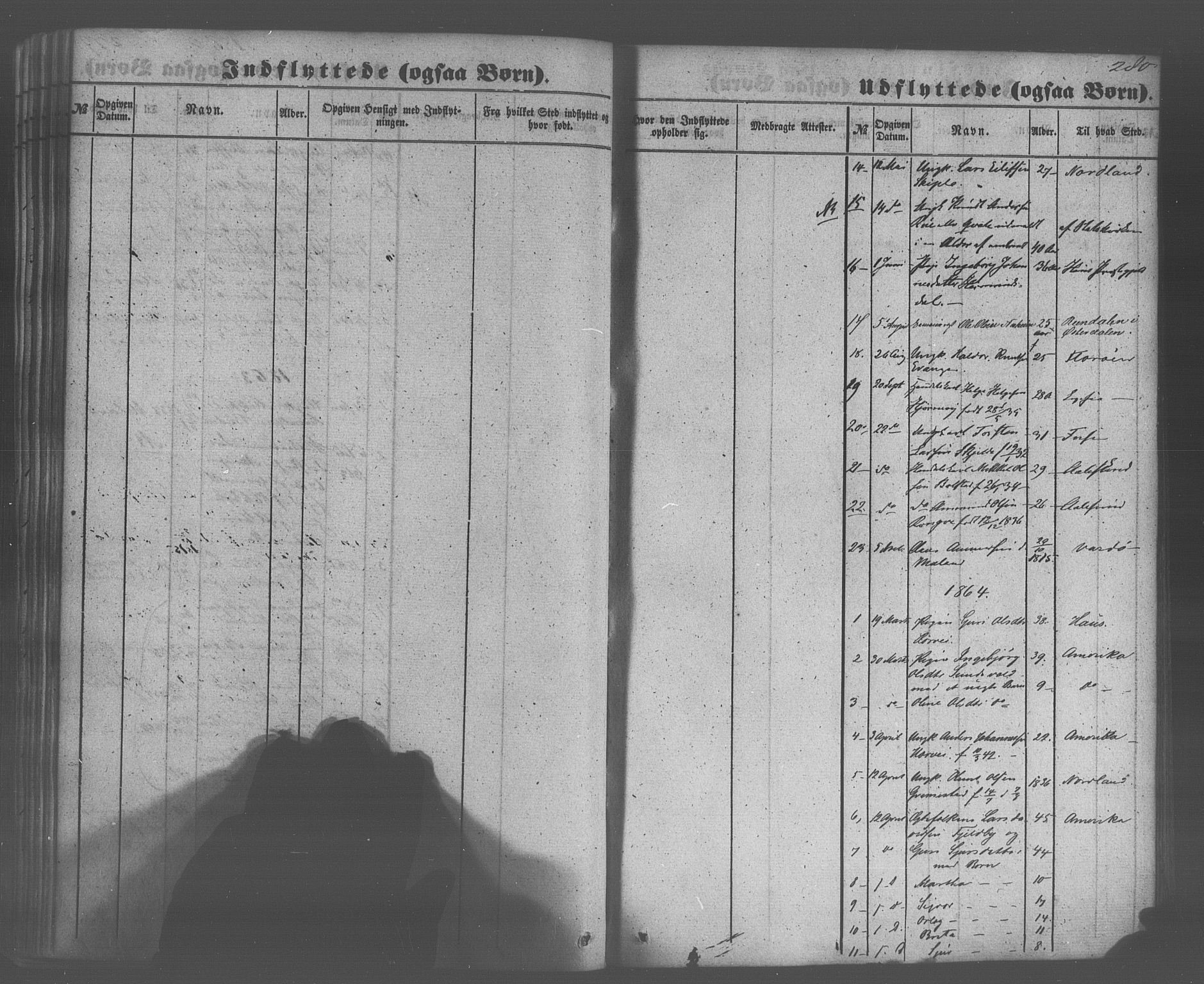 Voss sokneprestembete, SAB/A-79001/H/Haa: Parish register (official) no. A 20, 1855-1886, p. 280