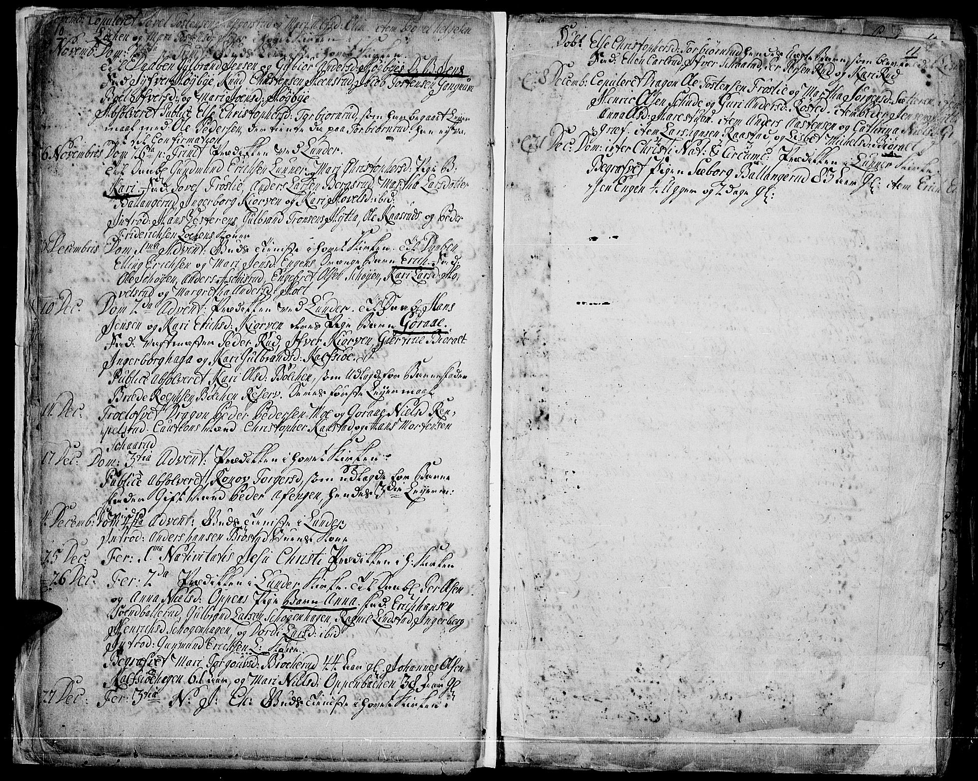 Jevnaker prestekontor, SAH/PREST-116/H/Ha/Haa/L0003: Parish register (official) no. 3, 1752-1799, p. 10-11