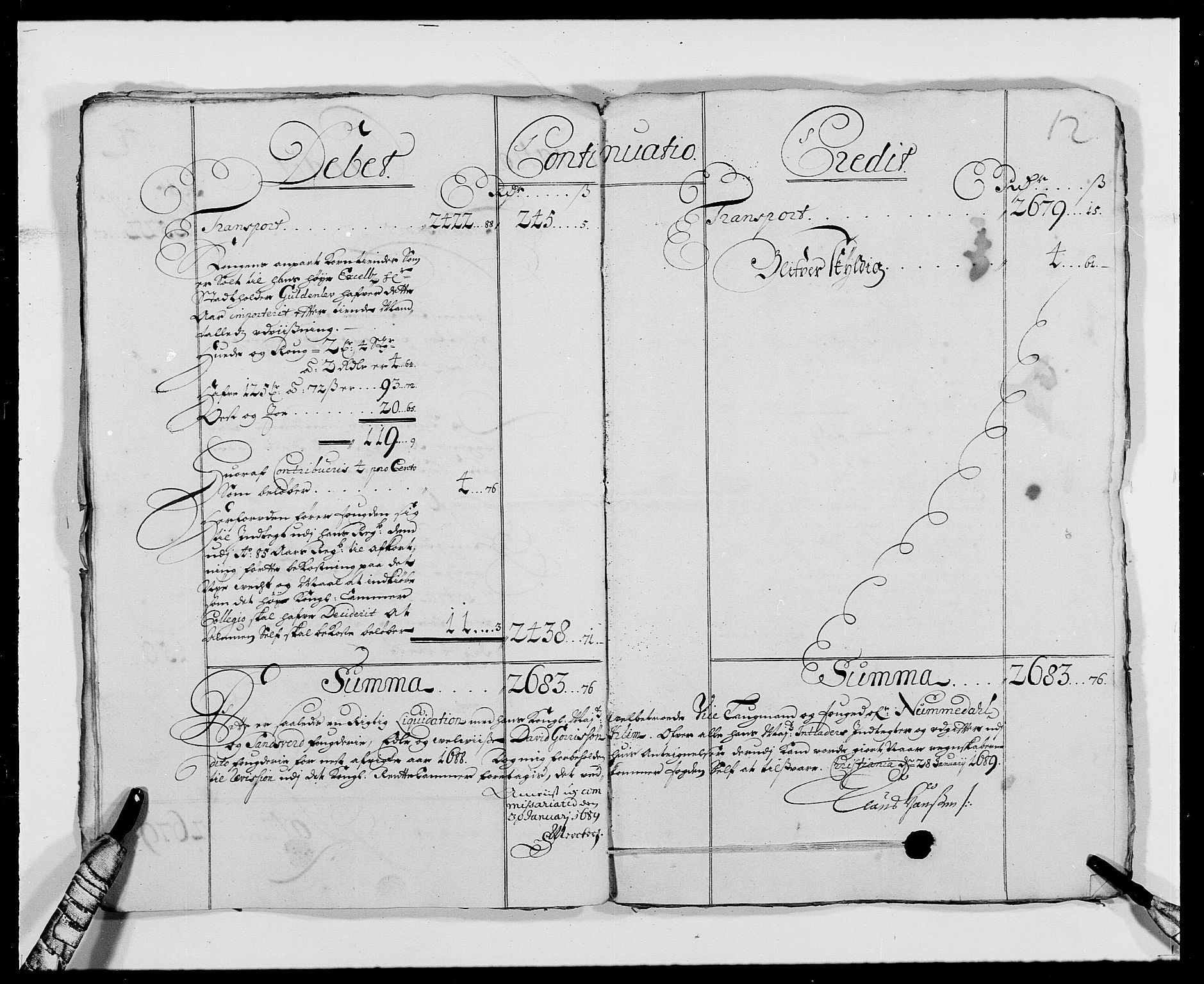 Rentekammeret inntil 1814, Reviderte regnskaper, Fogderegnskap, RA/EA-4092/R24/L1573: Fogderegnskap Numedal og Sandsvær, 1687-1691, p. 234