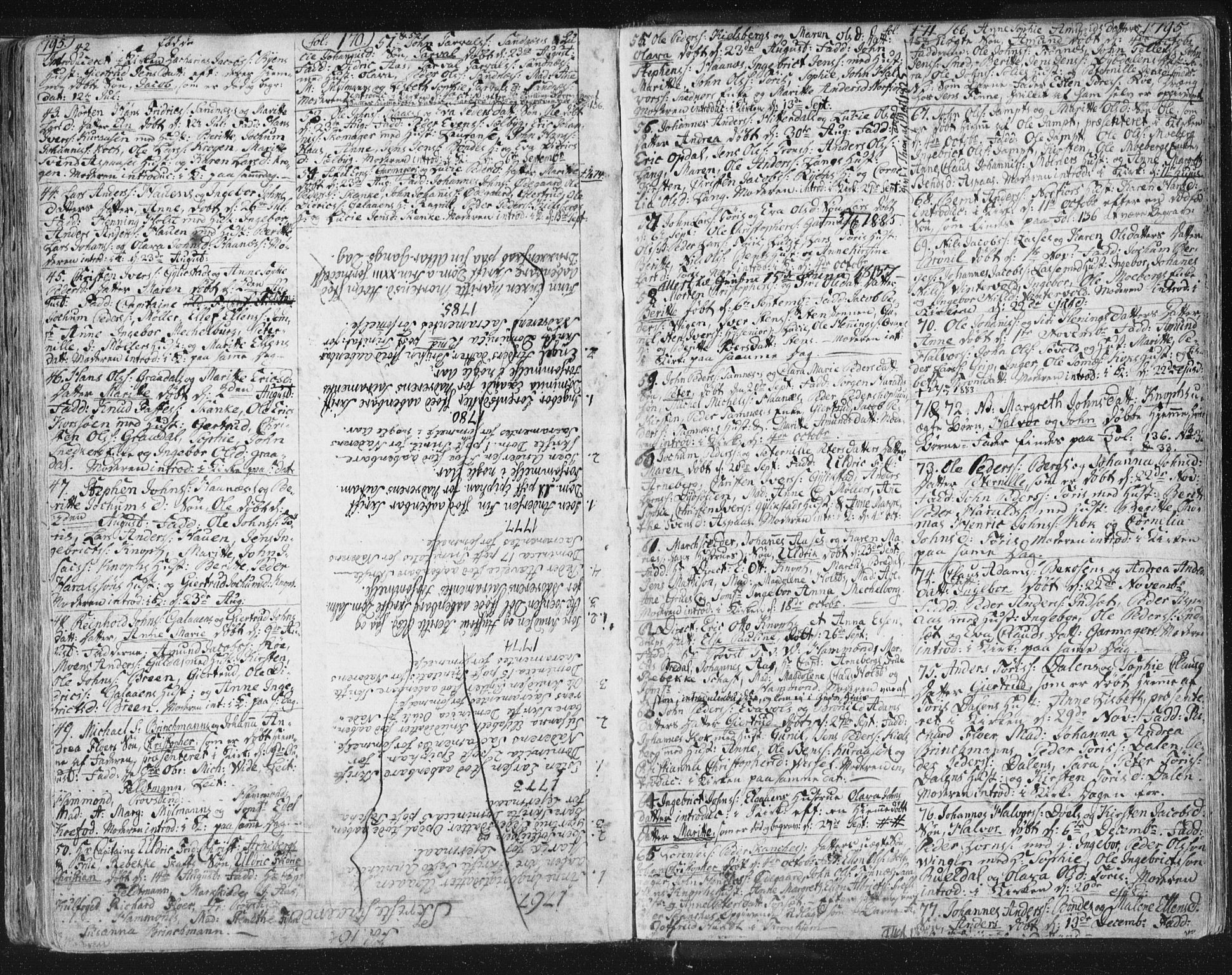 Ministerialprotokoller, klokkerbøker og fødselsregistre - Sør-Trøndelag, SAT/A-1456/681/L0926: Parish register (official) no. 681A04, 1767-1797, p. 158