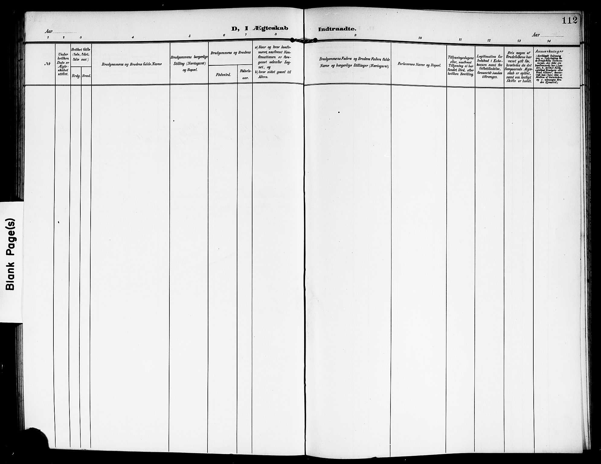 Vestby prestekontor Kirkebøker, SAO/A-10893/G/Ga/L0002: Parish register (copy) no. I 2, 1903-1916, p. 112