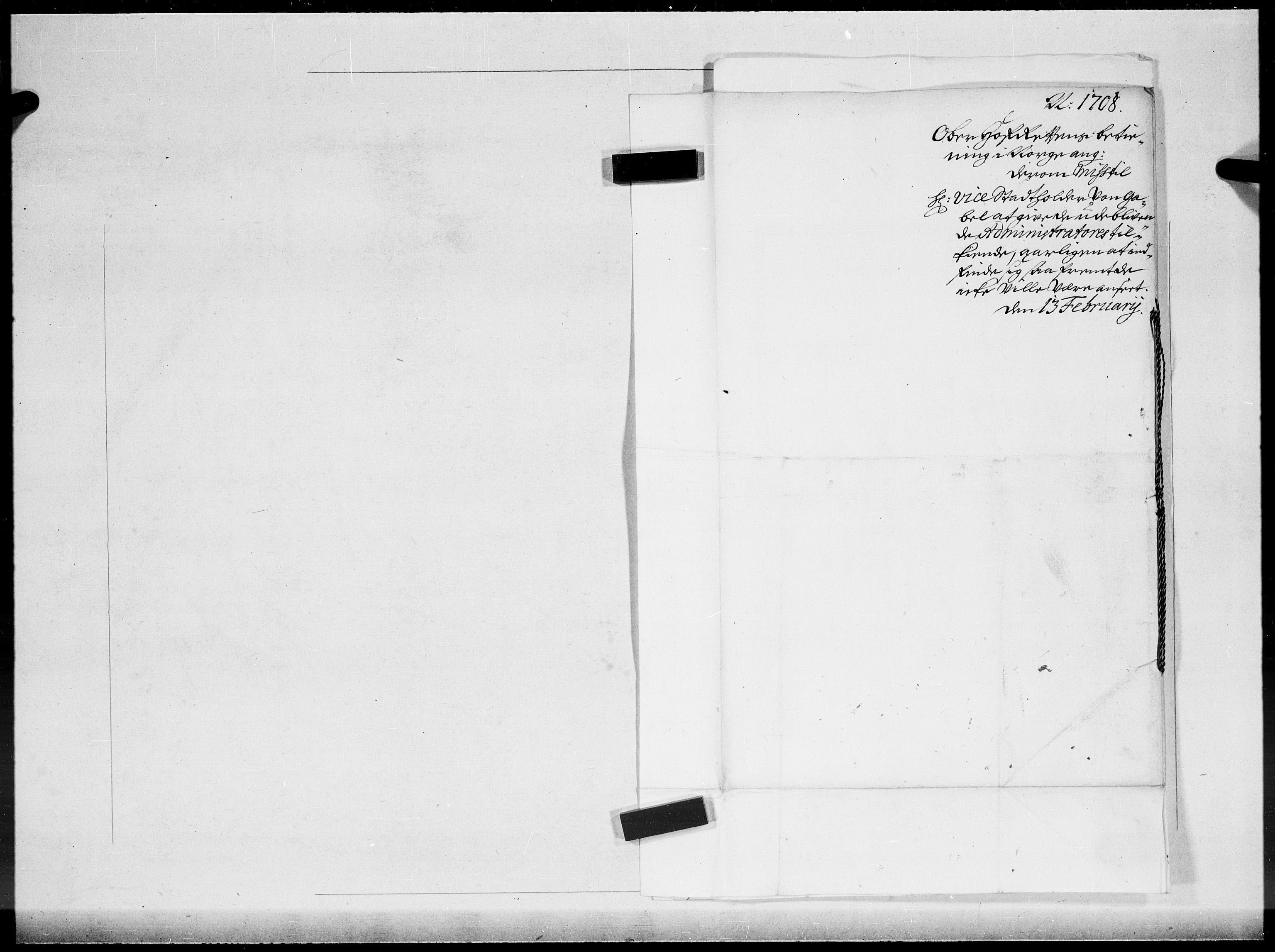 Danske Kanselli 1572-1799, AV/RA-EA-3023/F/Fc/Fcc/Fcca/L0065: Norske innlegg 1572-1799, 1708, p. 203