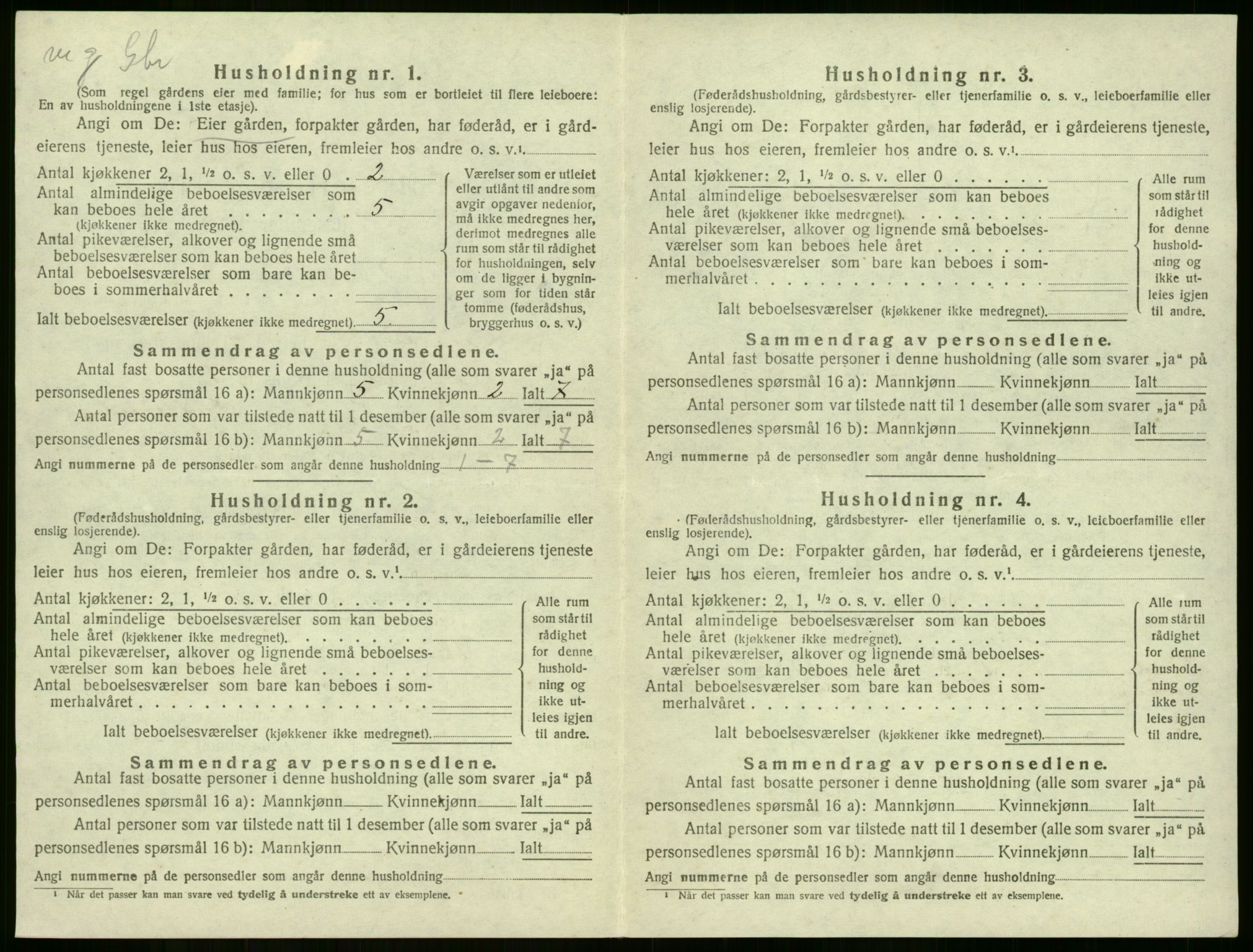 SAKO, 1920 census for Lier, 1920, p. 2739