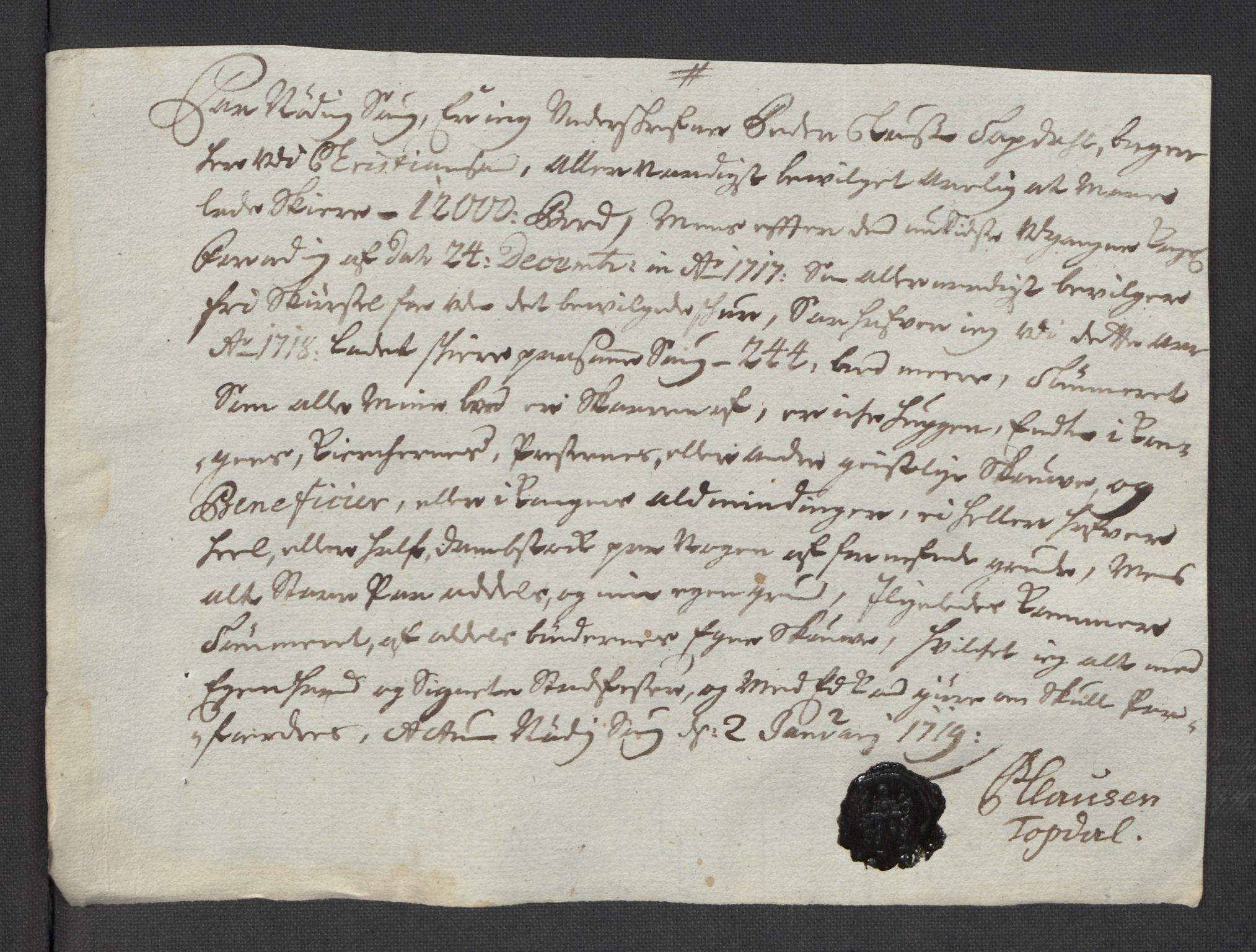 Rentekammeret inntil 1814, Reviderte regnskaper, Fogderegnskap, AV/RA-EA-4092/R43/L2563: Fogderegnskap Lista og Mandal, 1718, p. 78