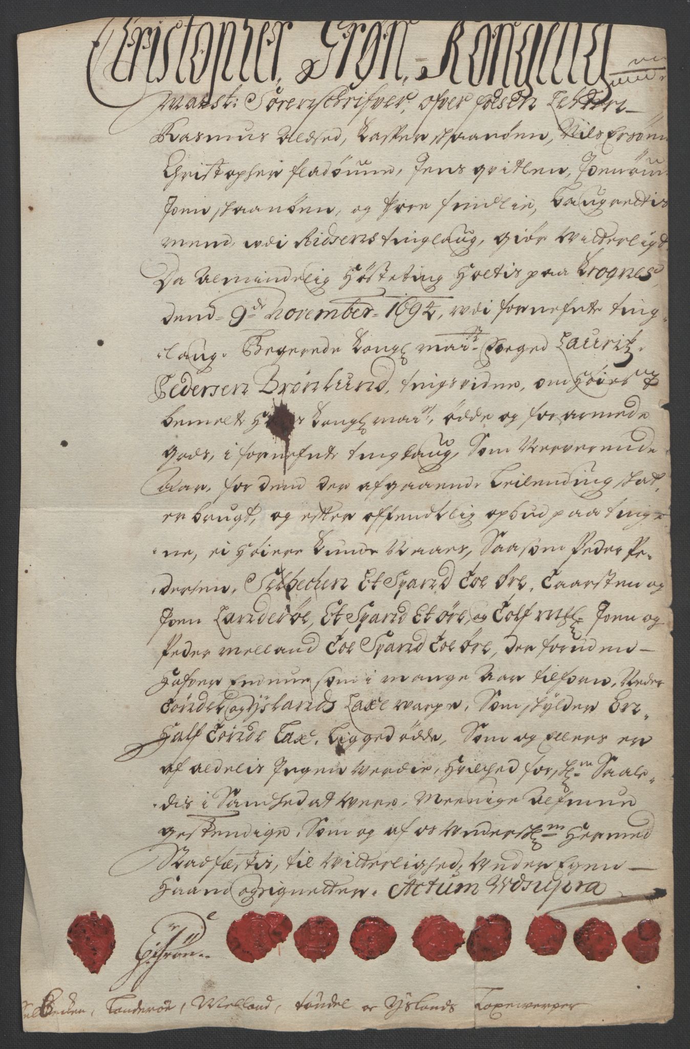 Rentekammeret inntil 1814, Reviderte regnskaper, Fogderegnskap, AV/RA-EA-4092/R57/L3850: Fogderegnskap Fosen, 1694, p. 165